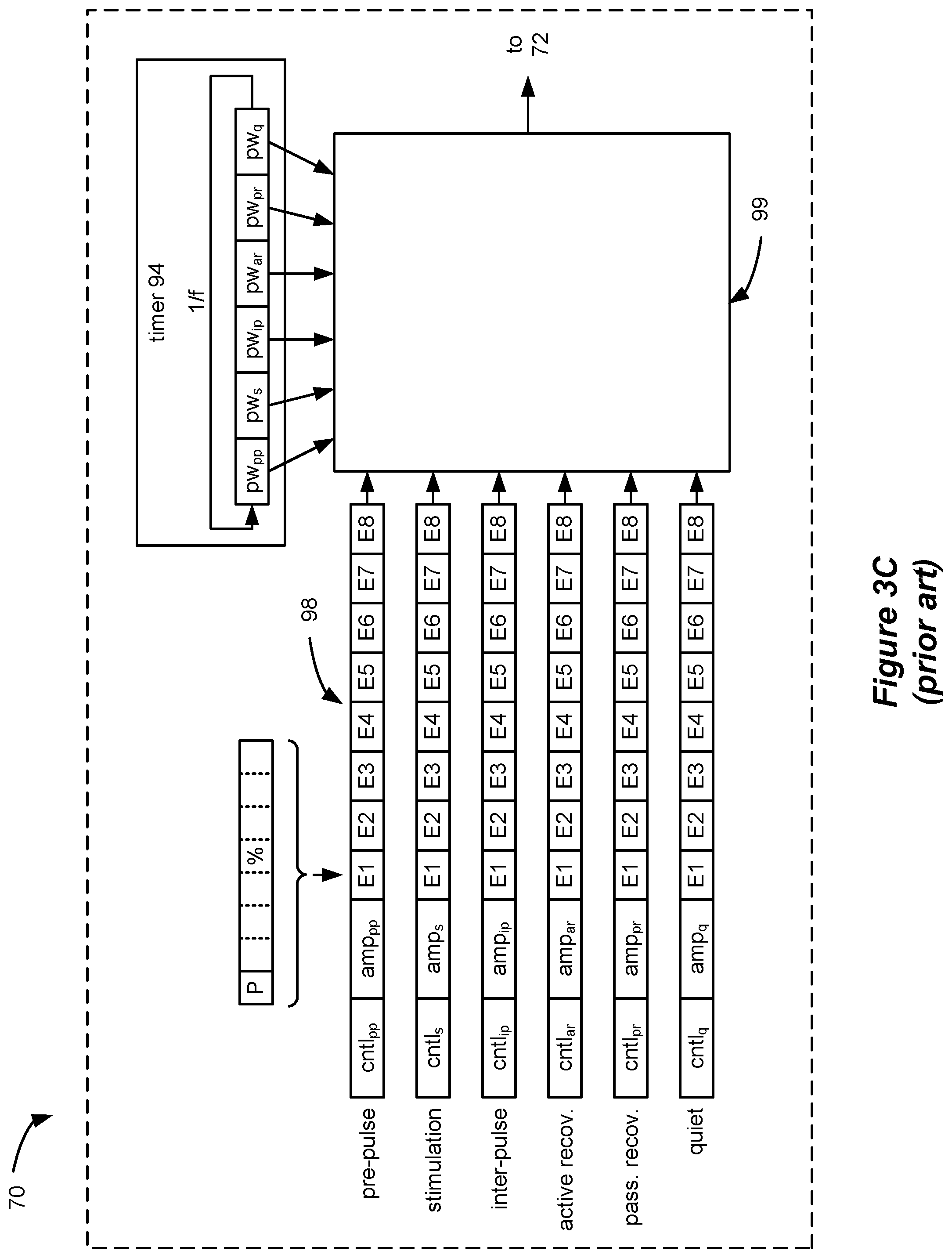 Patent US11793999 Figure 6 – Pulse definition circuitry for creating stimulation waveforms in an implantable pulse generator