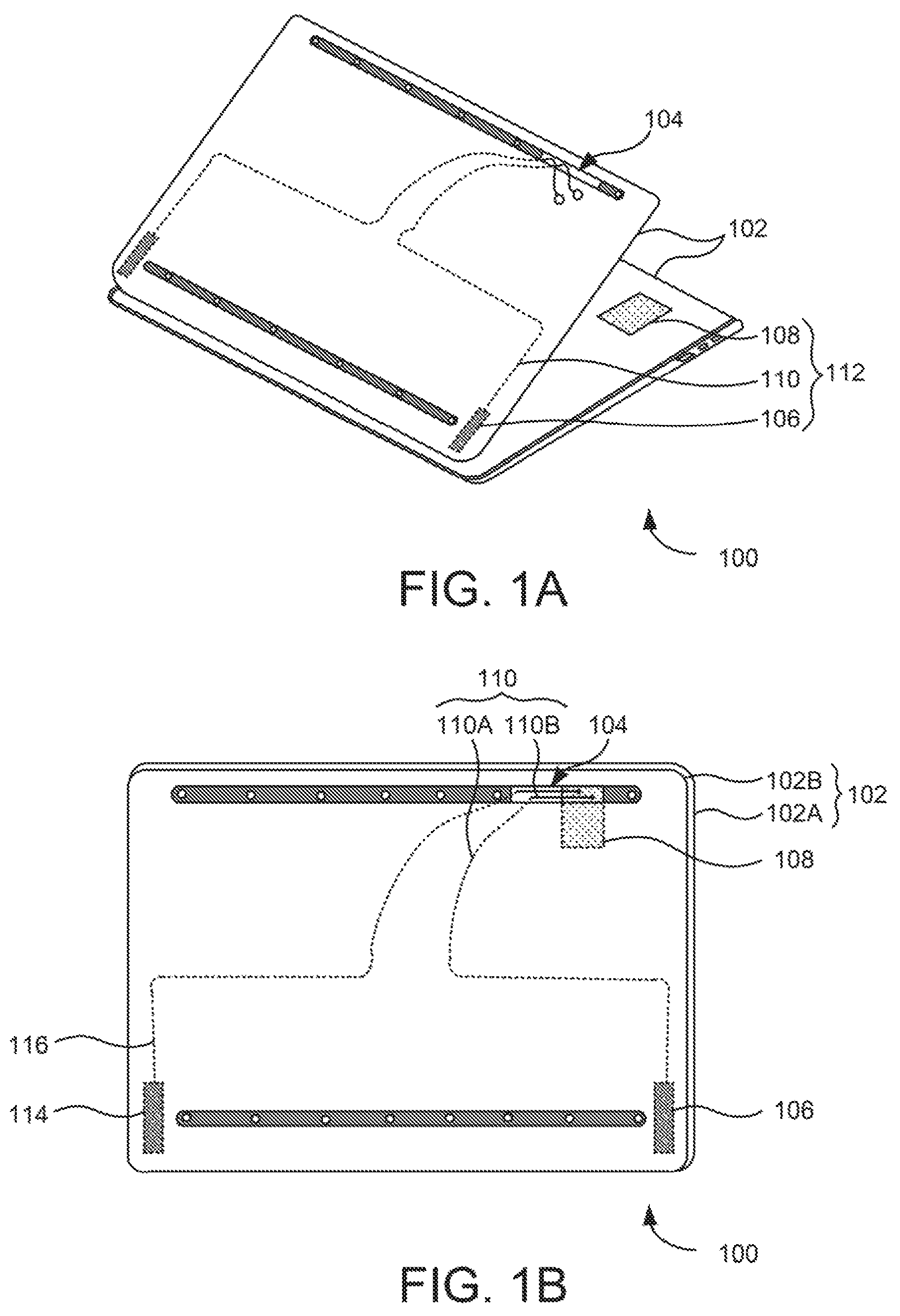 Patent US11799189 — Electronic devices having antenna assemblies — Figure 1
