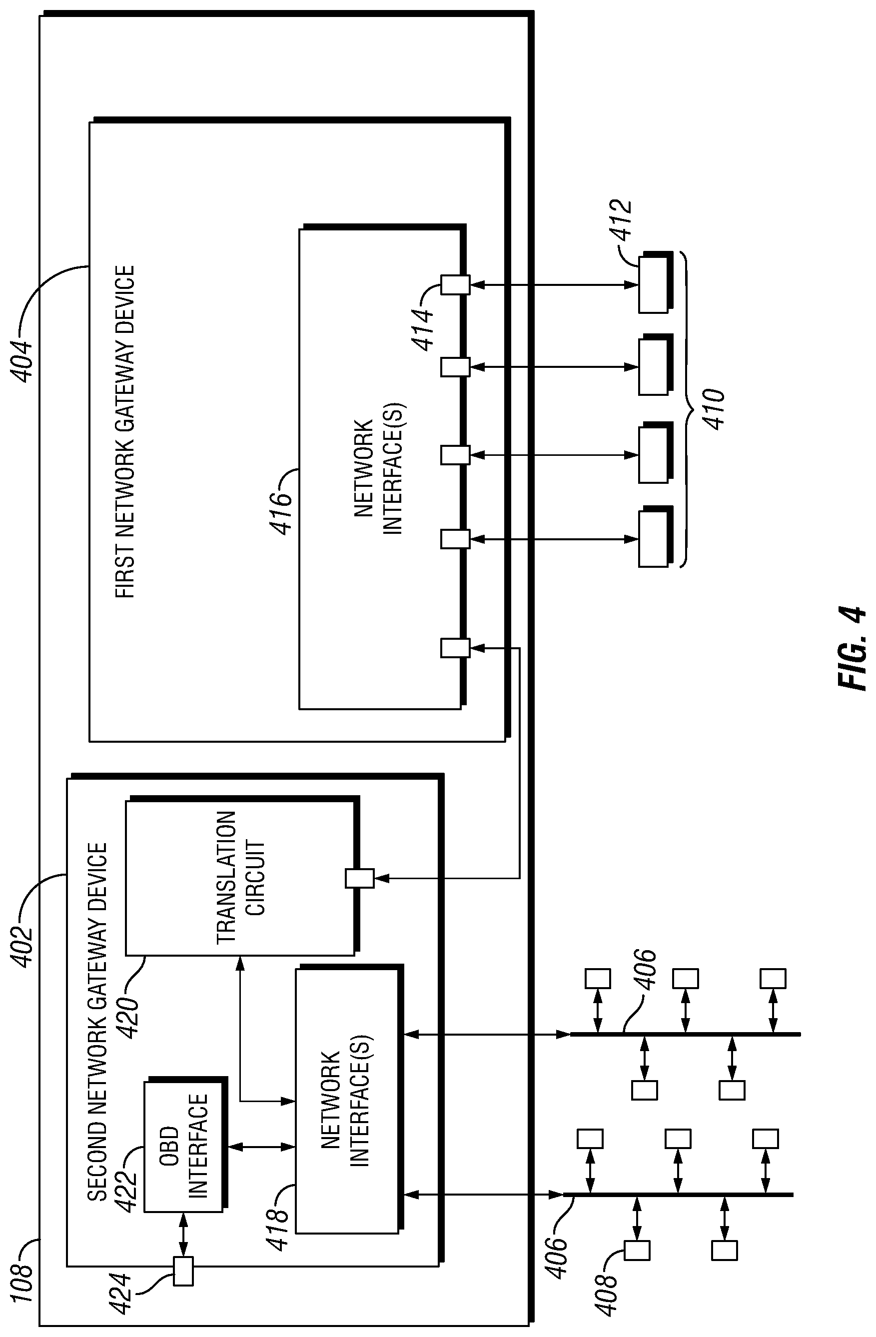 Patent US11805018 Figure 4 – System, method, and apparatus to extra vehicle communications control