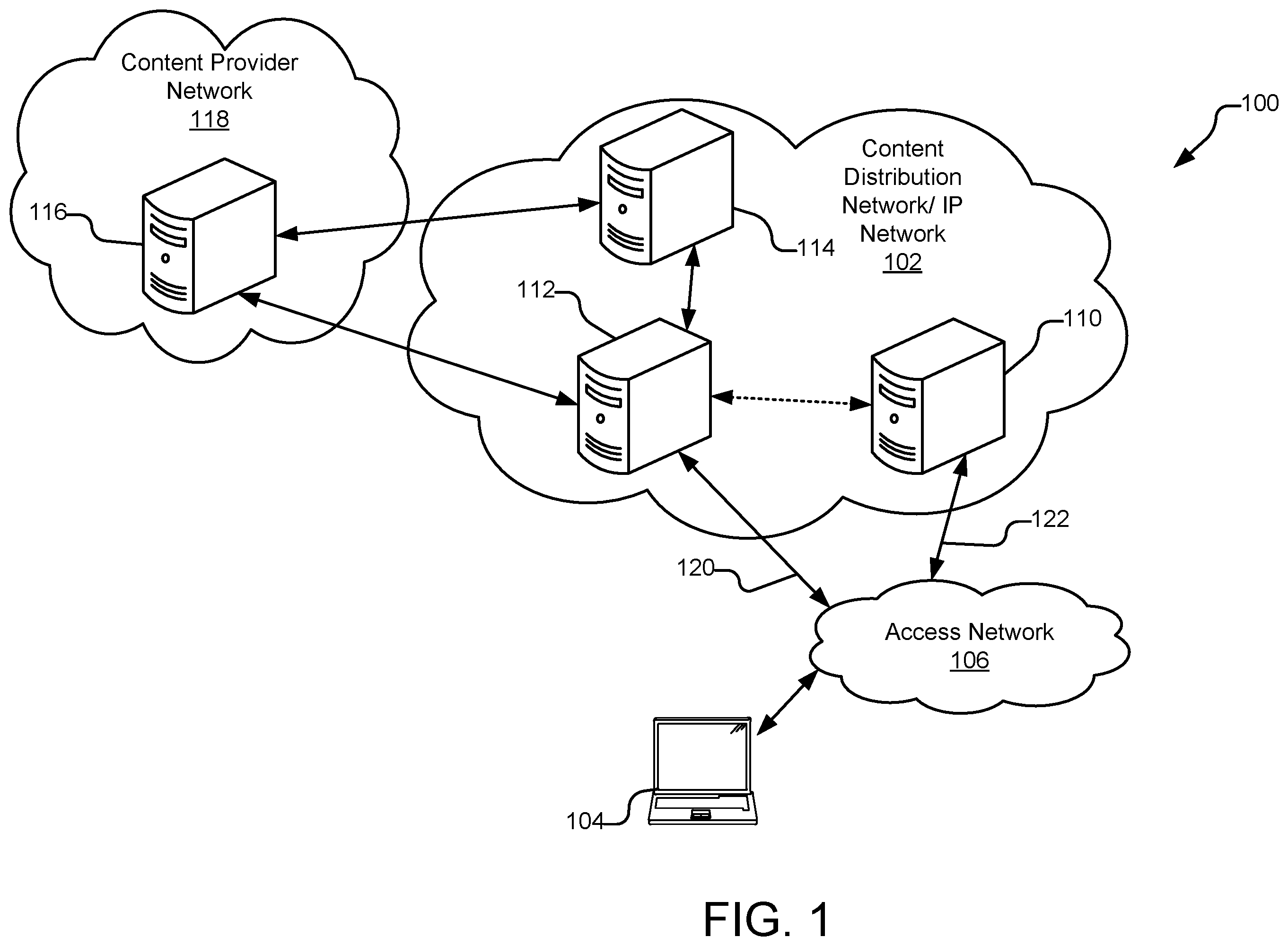 Patent US11805184 Figure 1 – Content delivery systems and methods