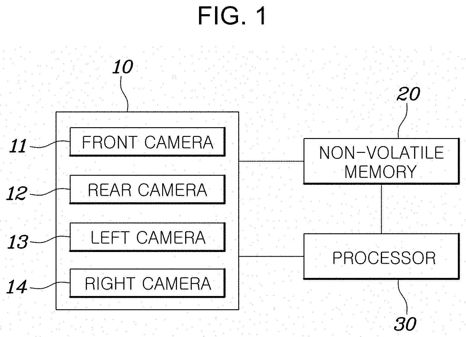 Patent US11805230 — Surround view monitoring system and method — Figure 1