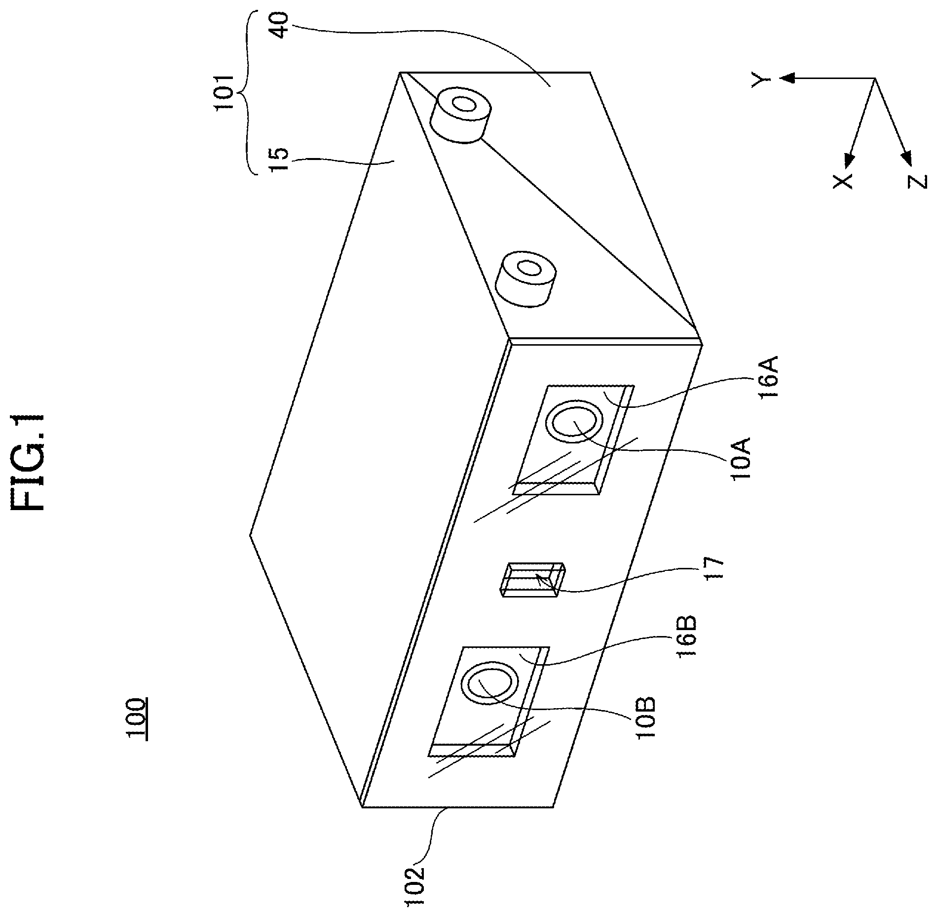 Patent US11805234 Figure 1 – Stereo camera device