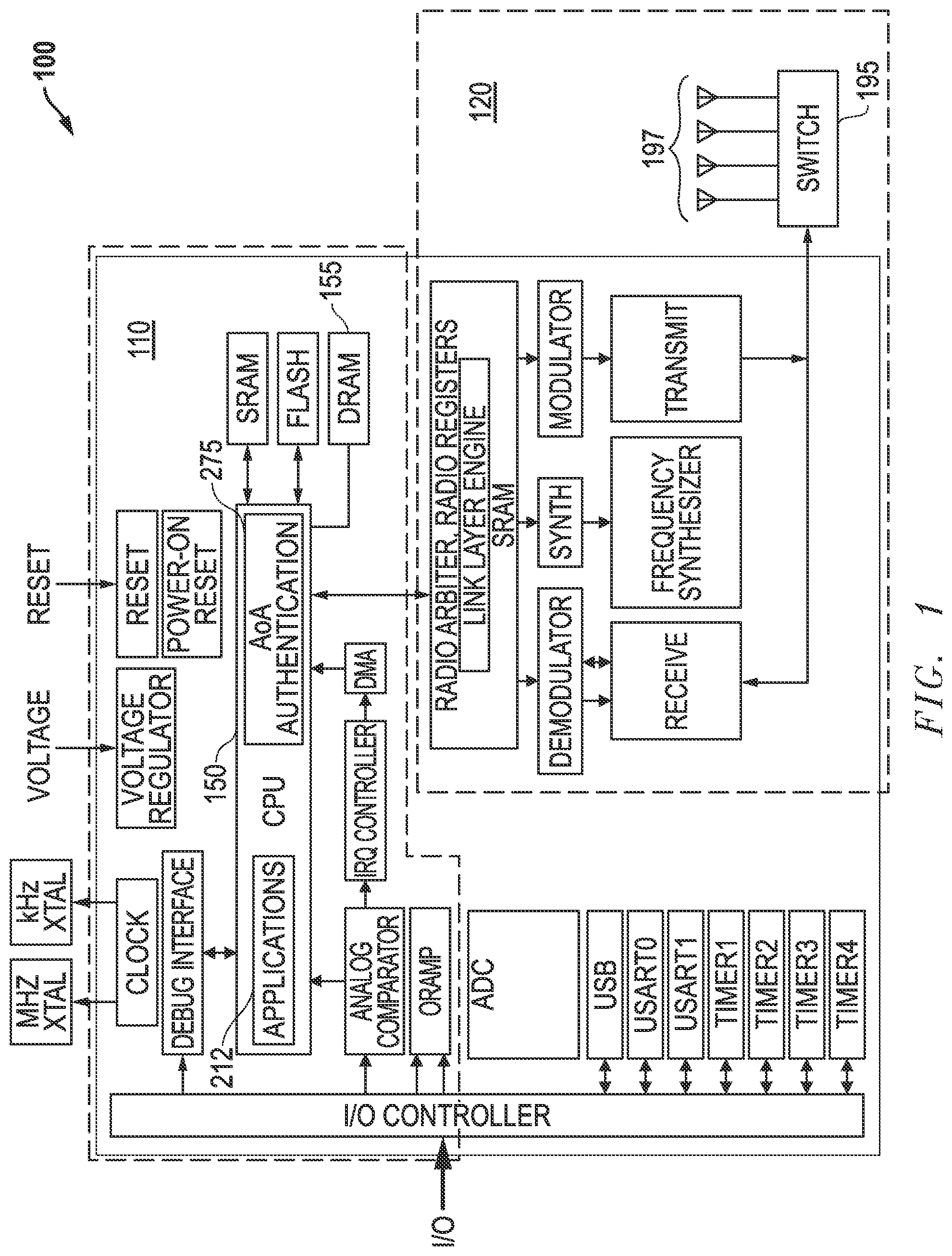Patent US11805414 — Systems and methods for initial authentication of wireless communication — Figure 1