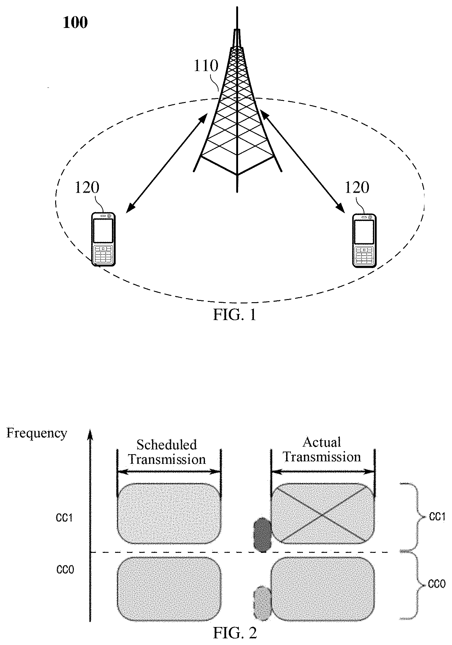 Patent US11805519 — Method for determining transmission bandwidth, device and storage medium — Figure 1