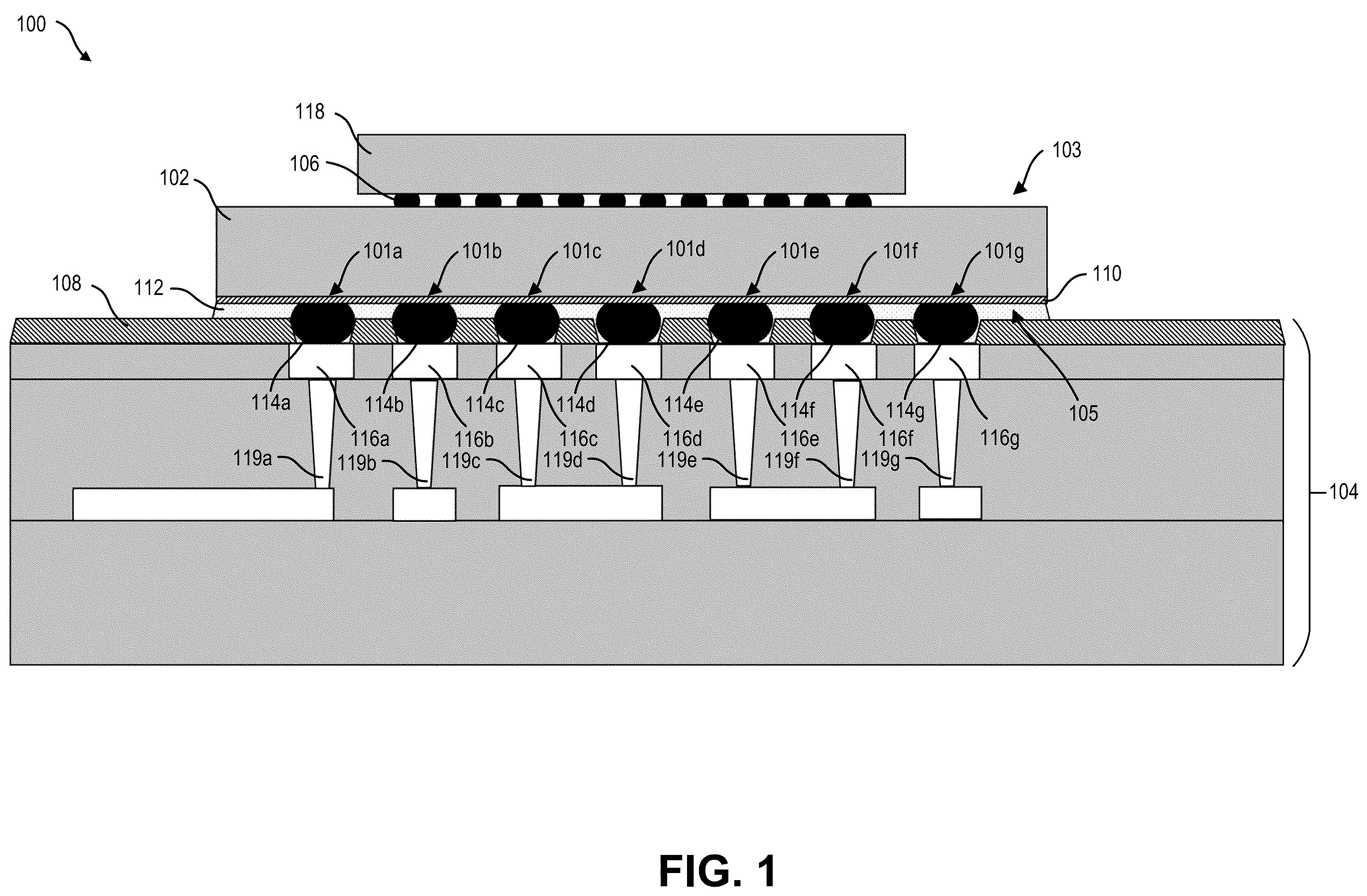 Patent US11805602 — Chip assemblies — Figure 1