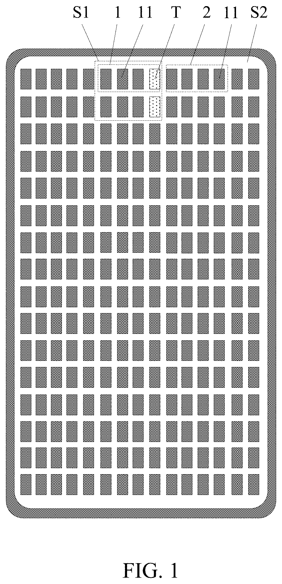 Patent US11805692 — Electroluminescent display panel, display apparatus and image acquisition method — Figure 1
