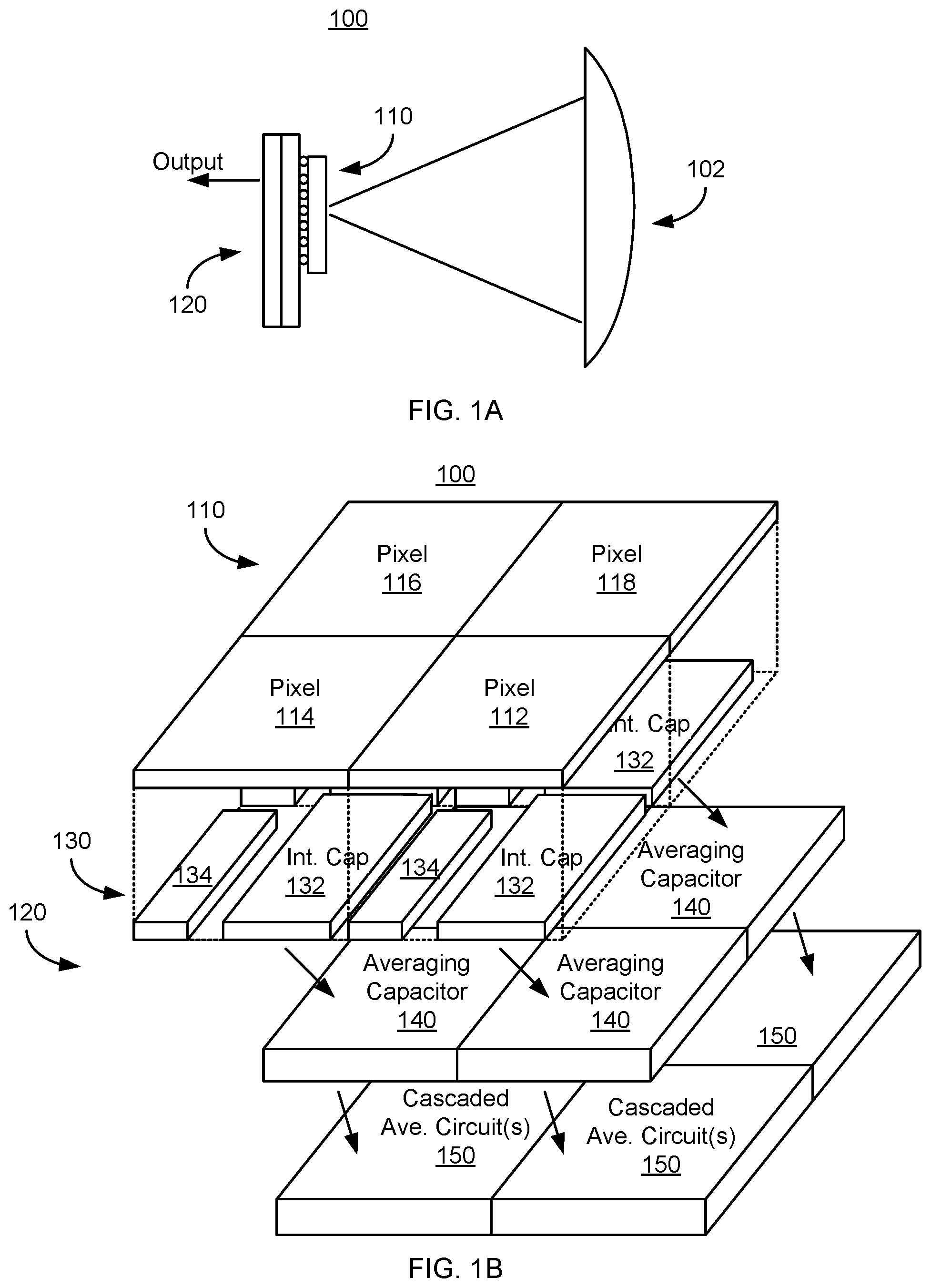 Patent US11810342 Figure 1 – High resolution fast framing infrared detection system