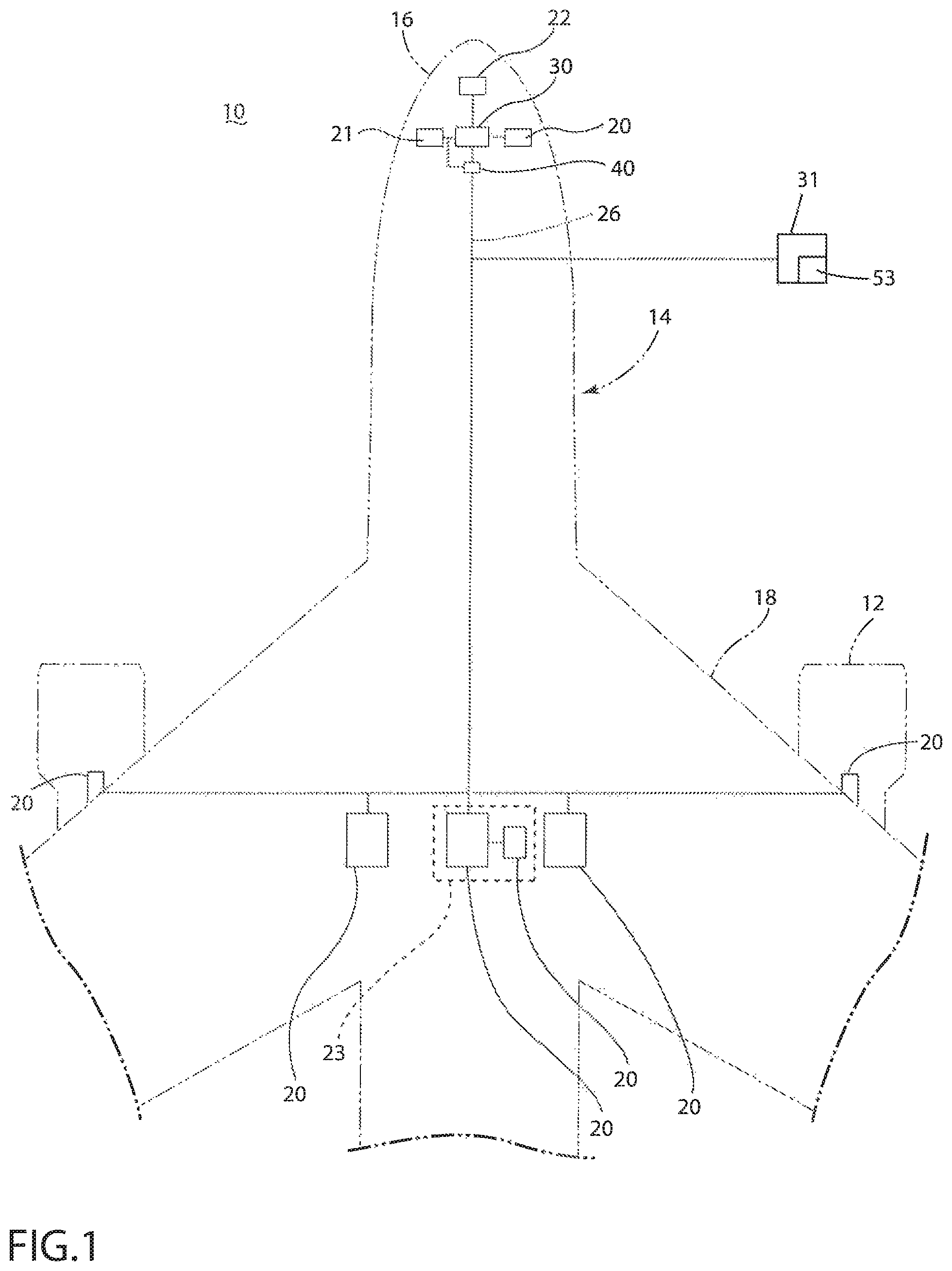 Patent US11810400 — Method of assessing a pilot emotional state — Figure 1