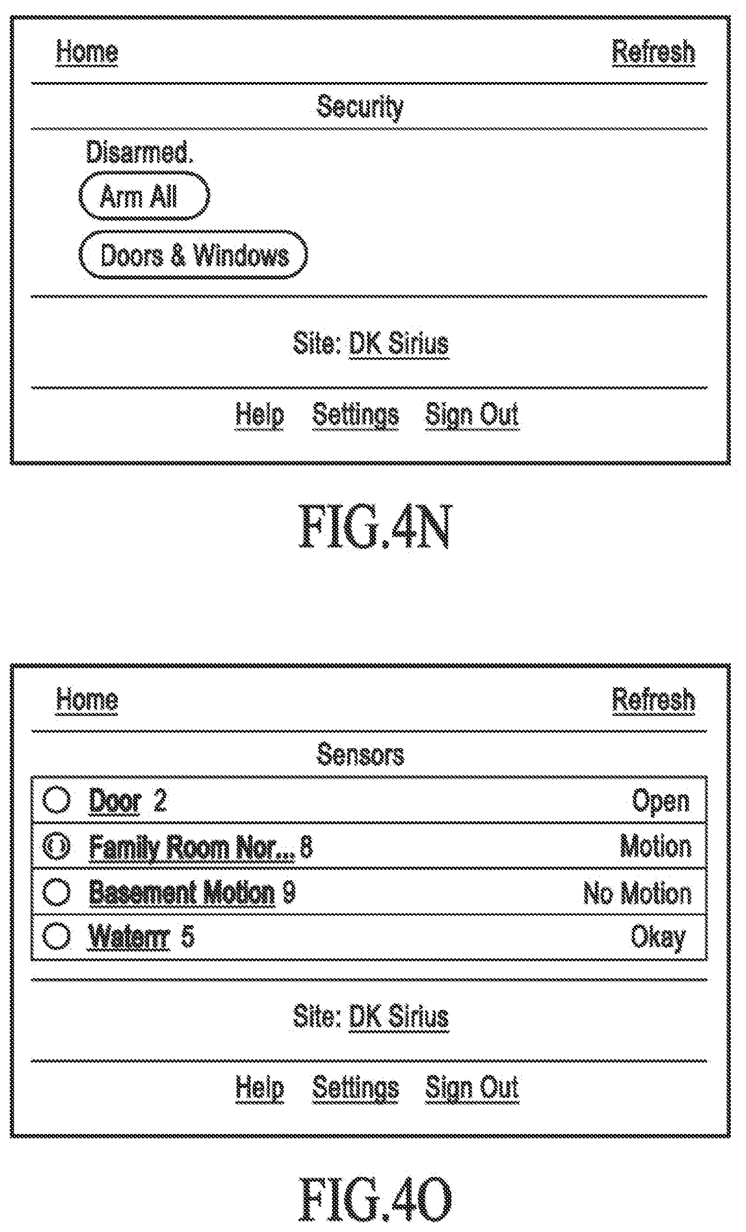 Patent US11810445 Figure 17 – Cross-client sensor user interface in an integrated security network