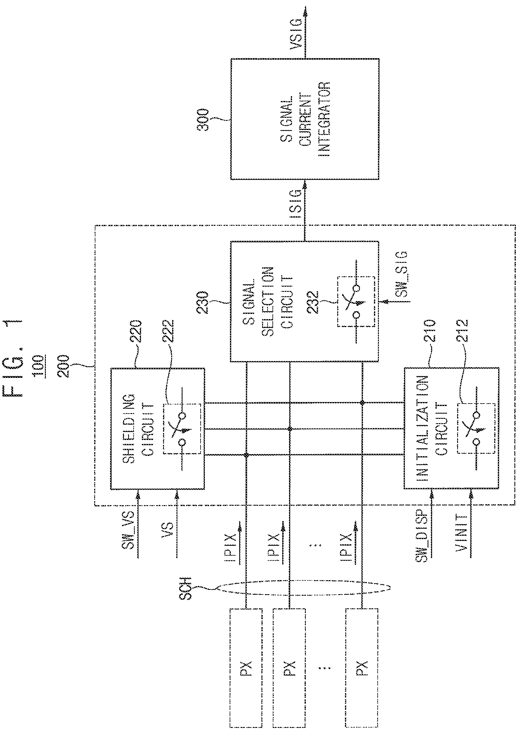 Patent US11810489 — Sensing circuit for detecting characteristics of display panel and display driver integrated circuit including the same — Figure 1