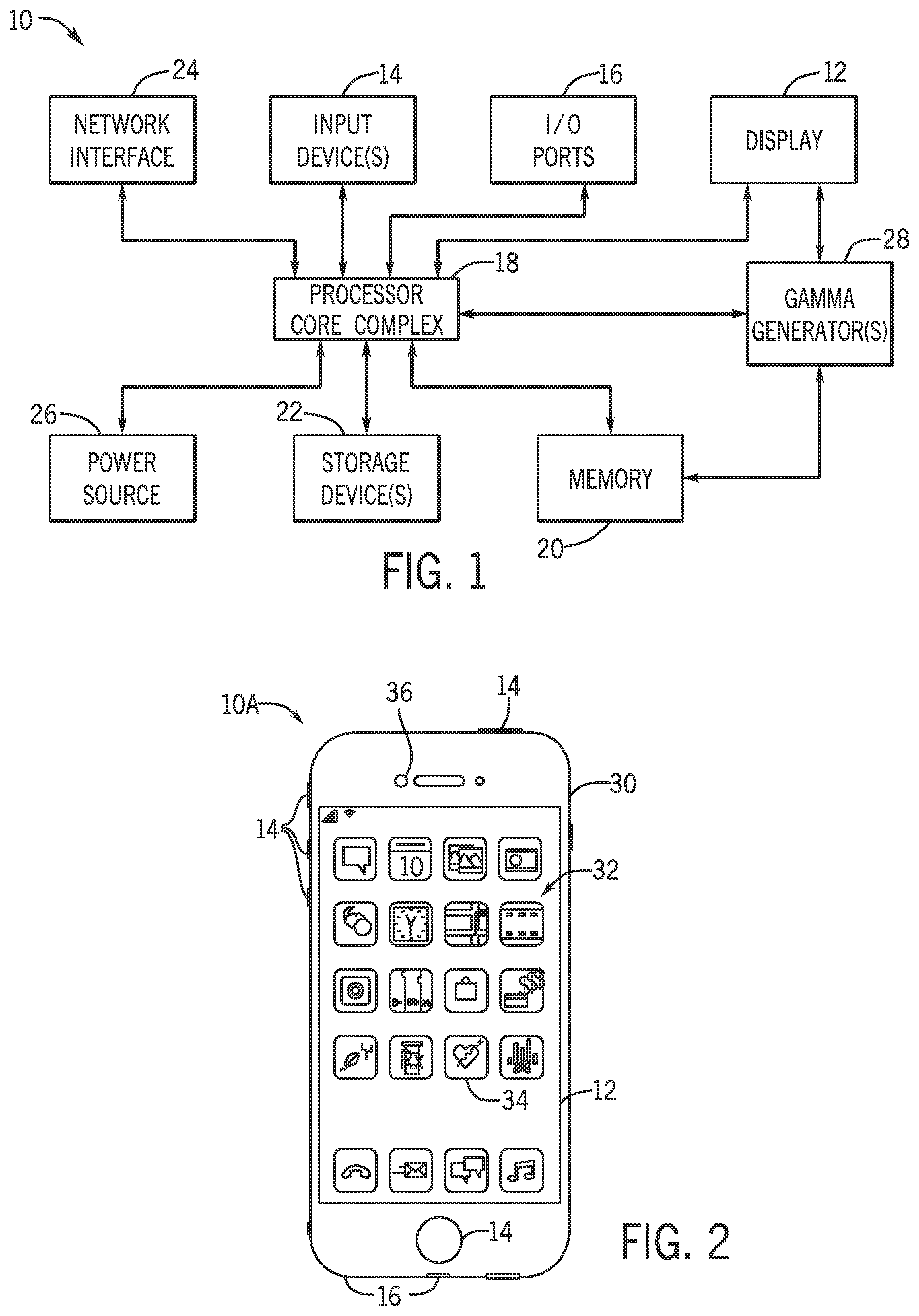 Patent US11810494 — Dither enhancement of display gamma DAC systems and methods — Figure 1