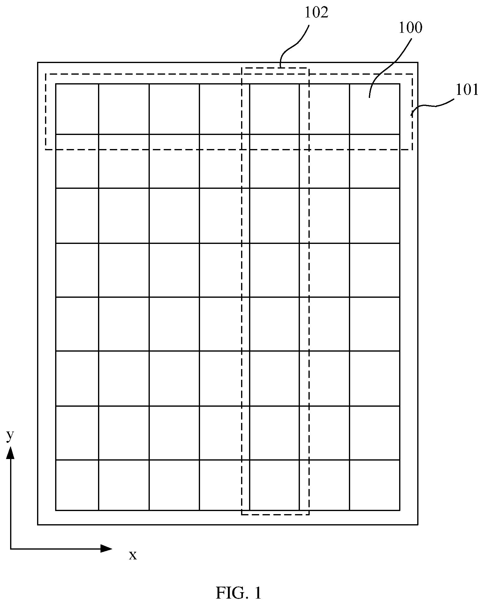 Patent US11810514 — Display panel, method for driving the same, and display apparatus — Figure 1