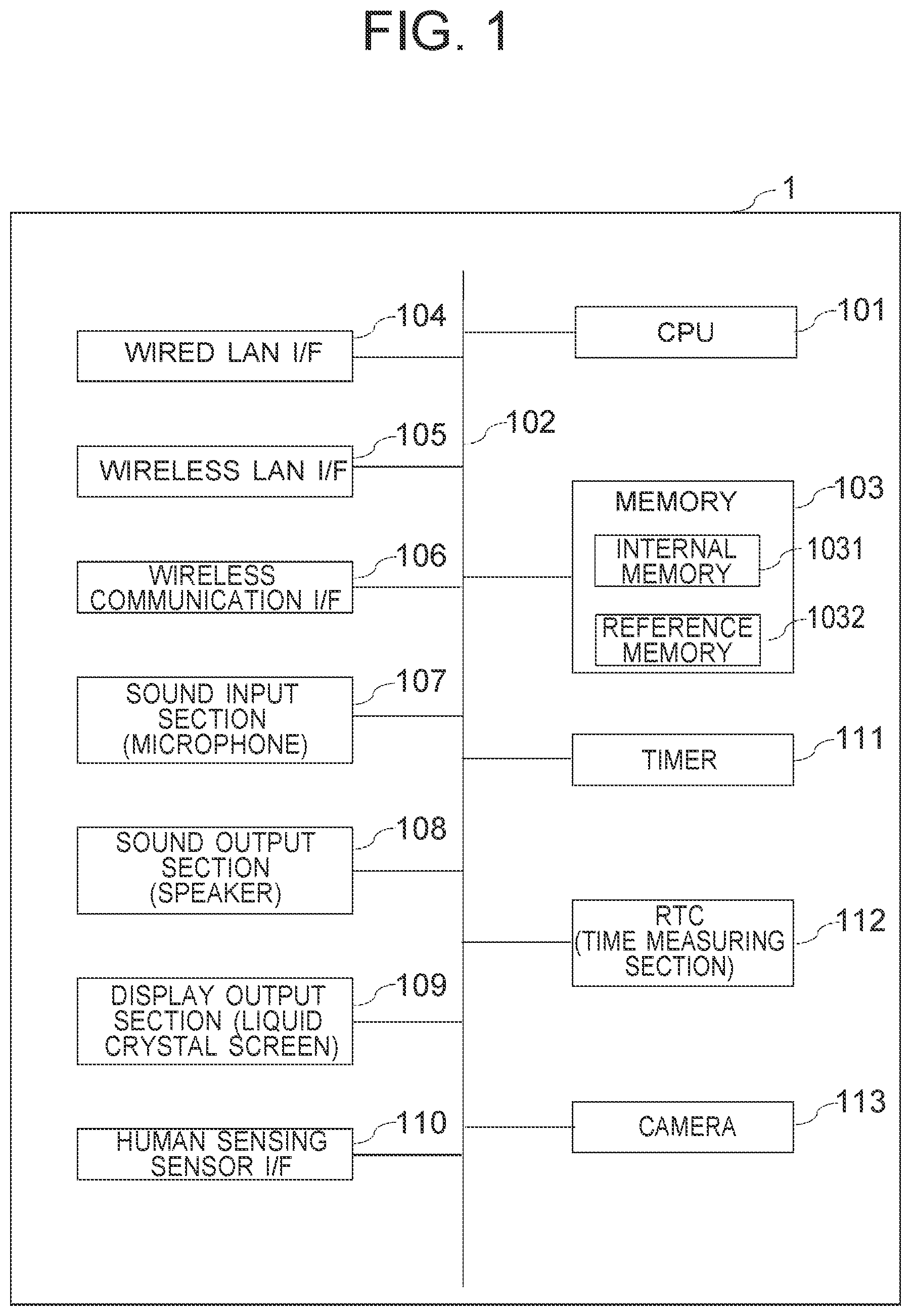 Patent US11810567 — Speech recognition device, speech-recognition-device coordination system, and speech-recognition-device coordination method — Figure 1