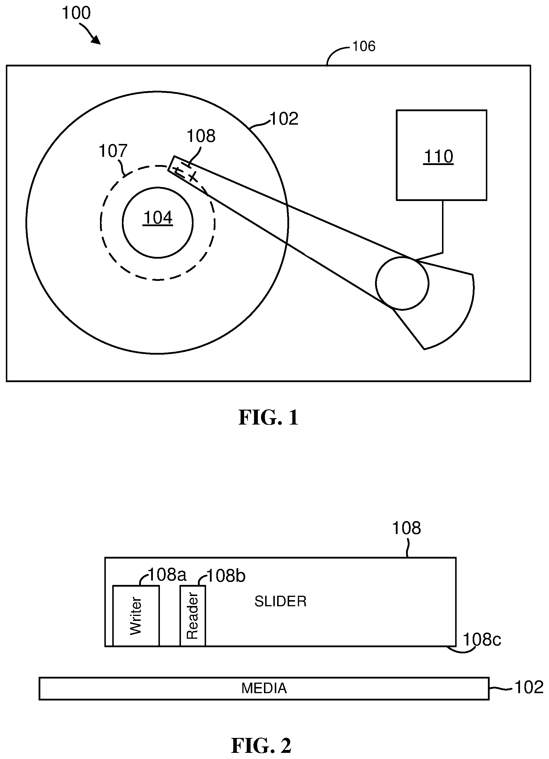 Patent US11810605 — Magnetic recording media with tungsten pre-seed layer — Figure 1