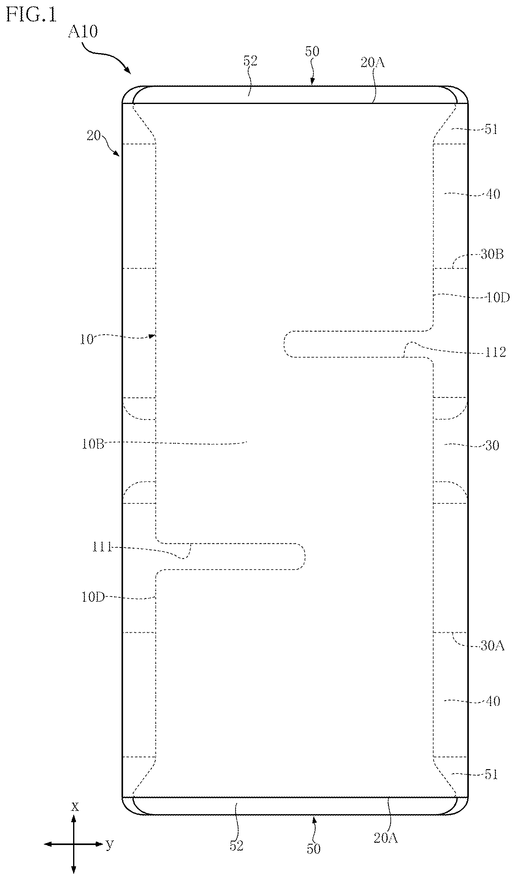 Patent US11810697 — Resistor — Figure 1
