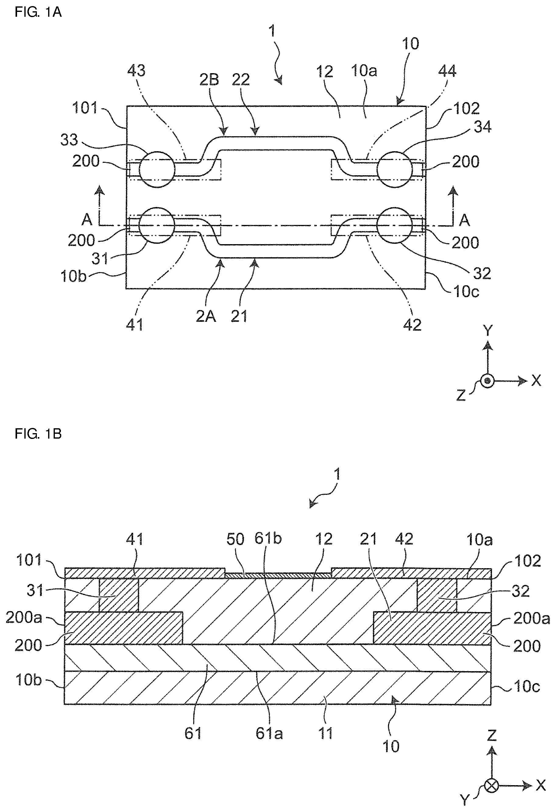 Patent US11810706 — Multilayer metal film and inductor component — Figure 1