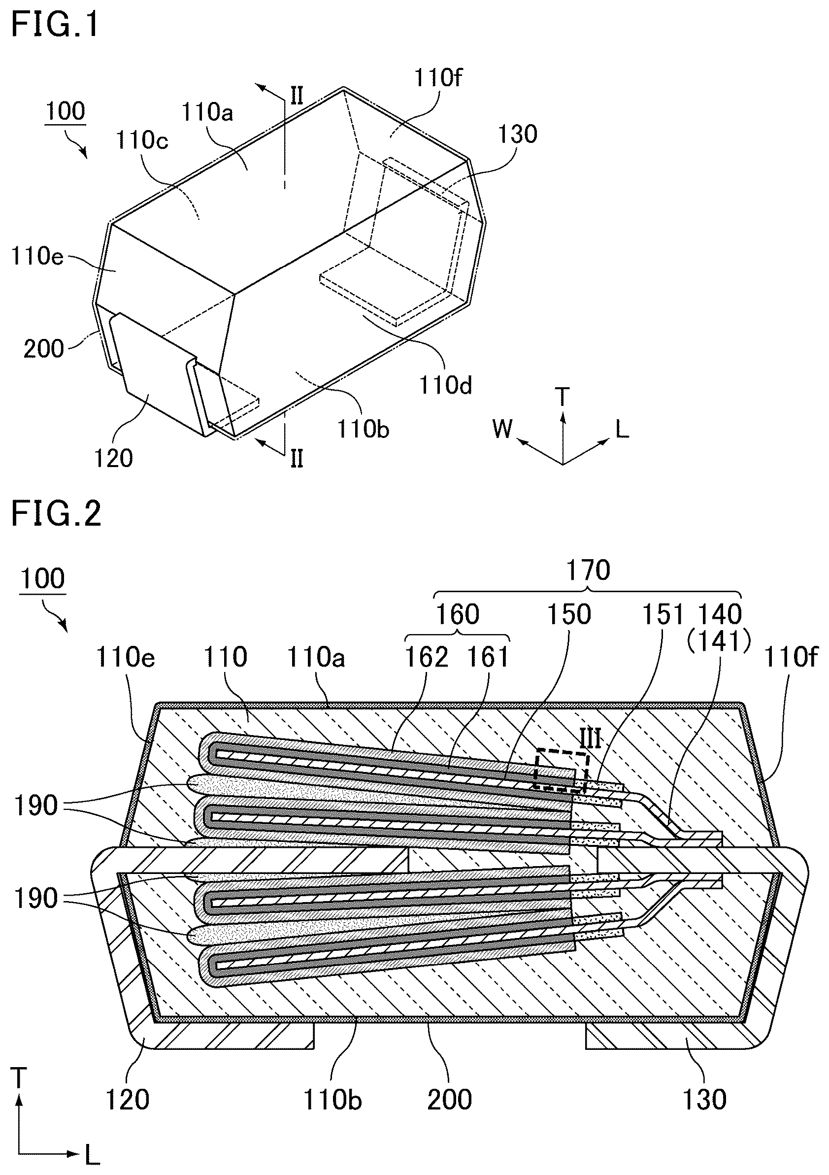 Patent US11810728 — Electrolytic capacitor — Figure 1