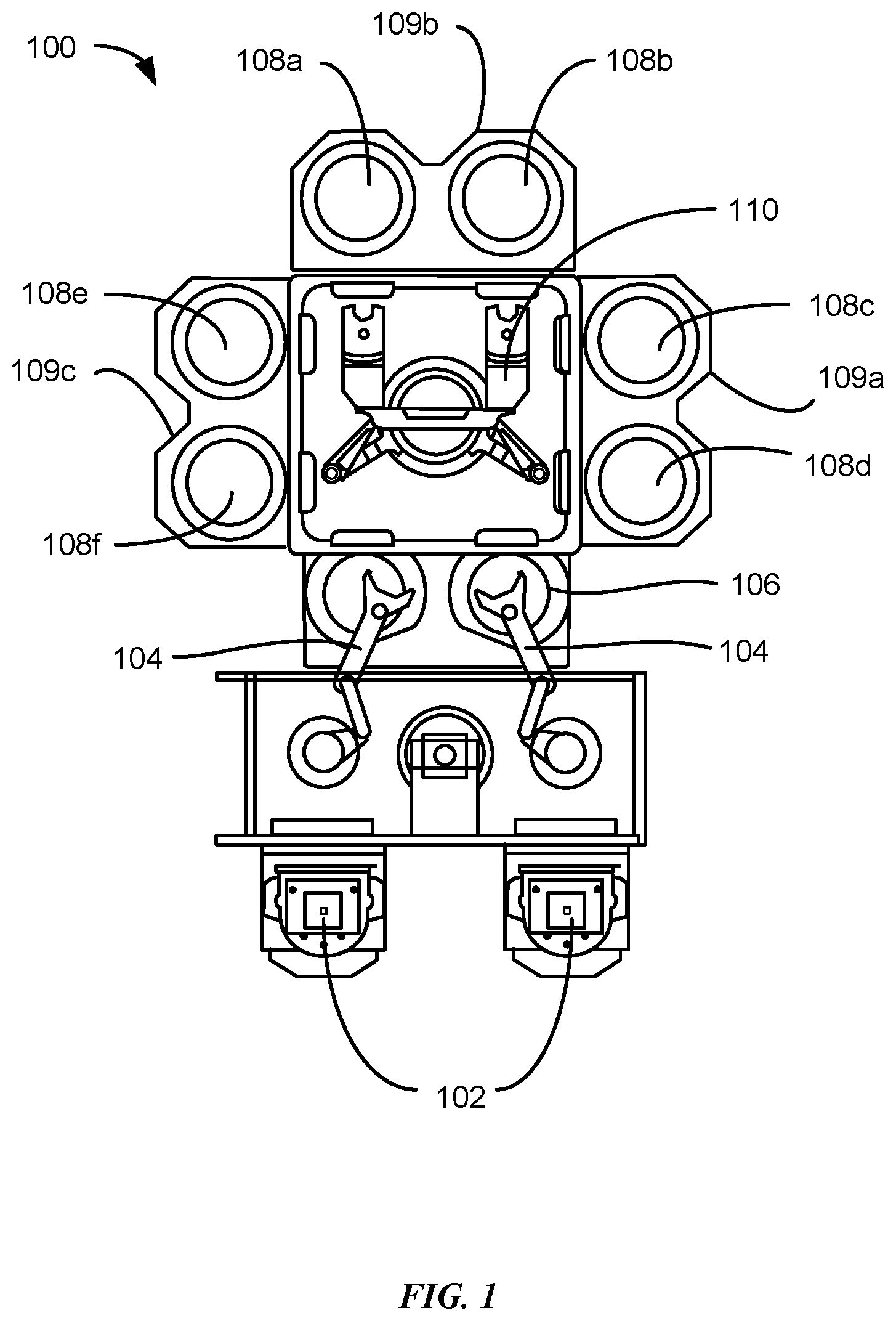 Patent US11810764 — Faceplate with edge flow control — Figure 1