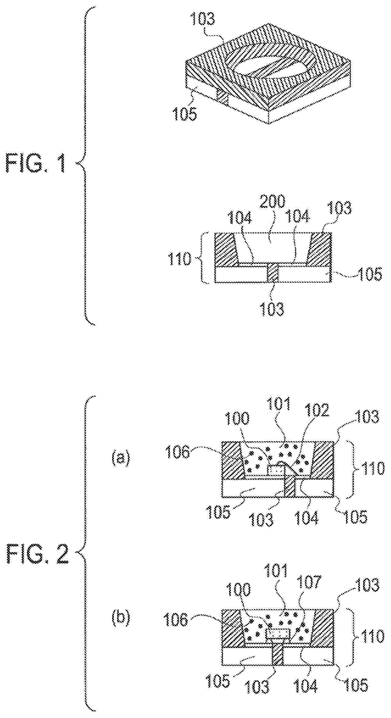 Patent US11810778 — Optical semiconductor element mounting package and optical semiconductor device using the same — Figure 1