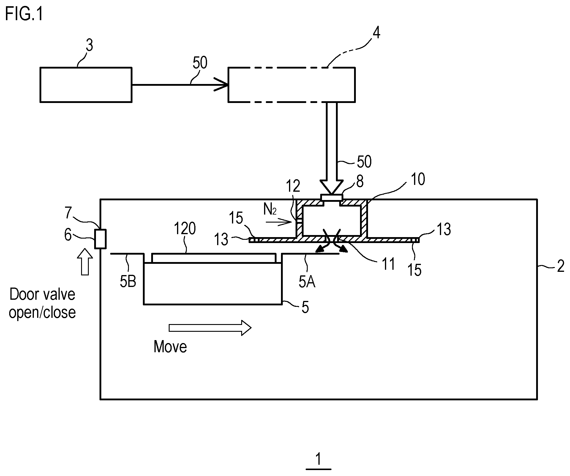 Patent US11810799 — Laser processing apparatus and laser processing method — Figure 1
