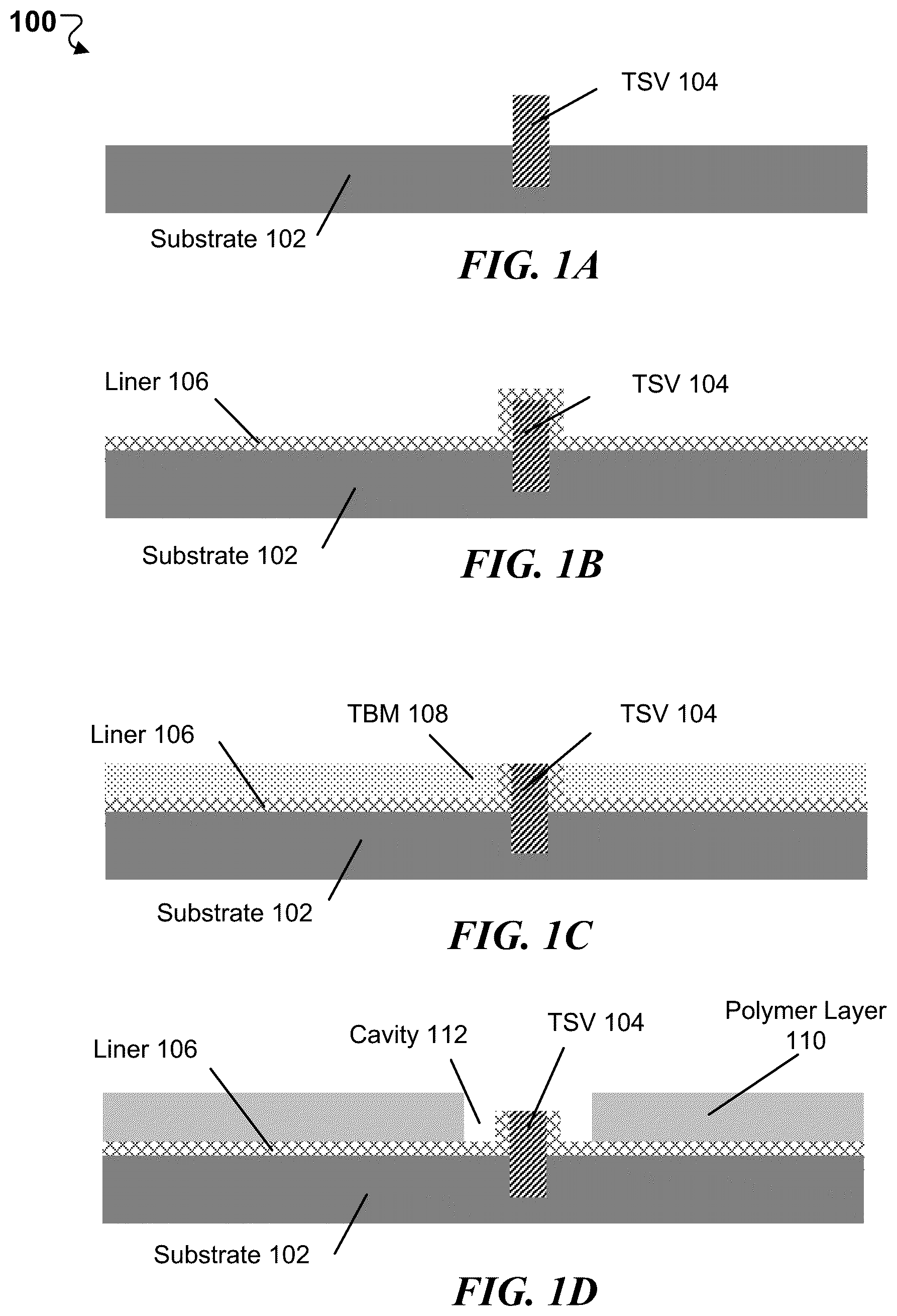 Patent US11810882 — Solder based hybrid bonding for fine pitch and thin BLT interconnection — Figure 1