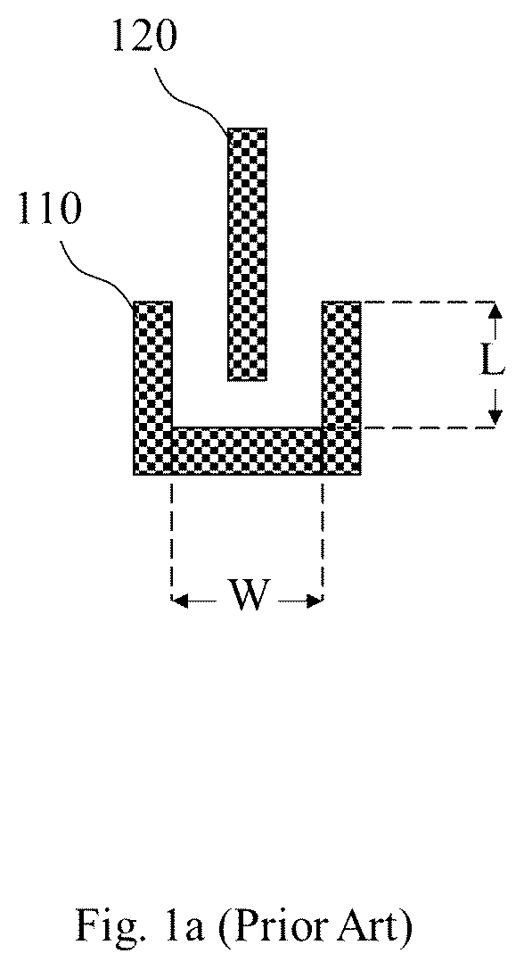 Patent US11810916 — Semiconductor capacitor array layout capable of generating parasitic capacitance toward edge of layout — Figure 1