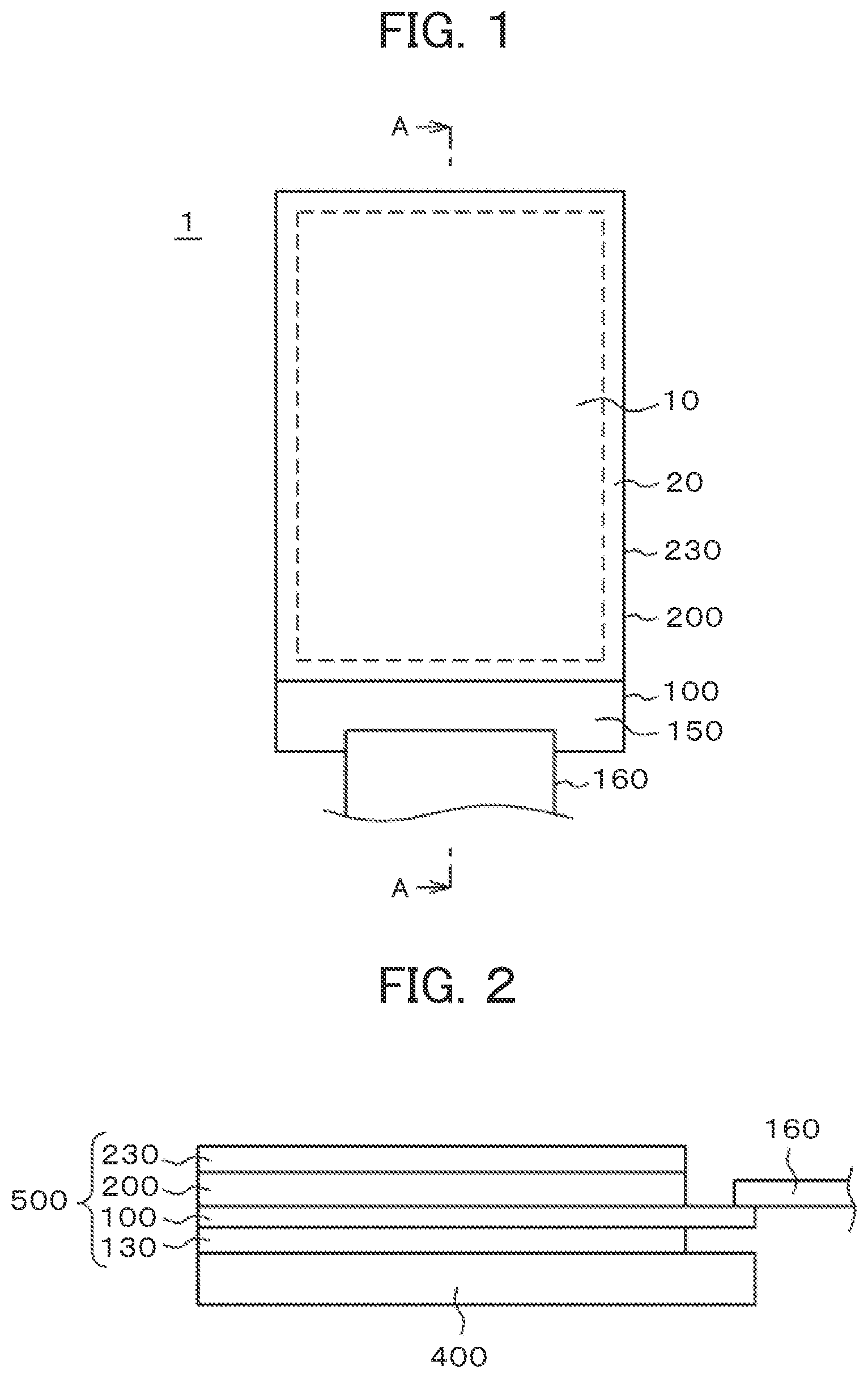 Patent US11810921 Figure 1 – Display device