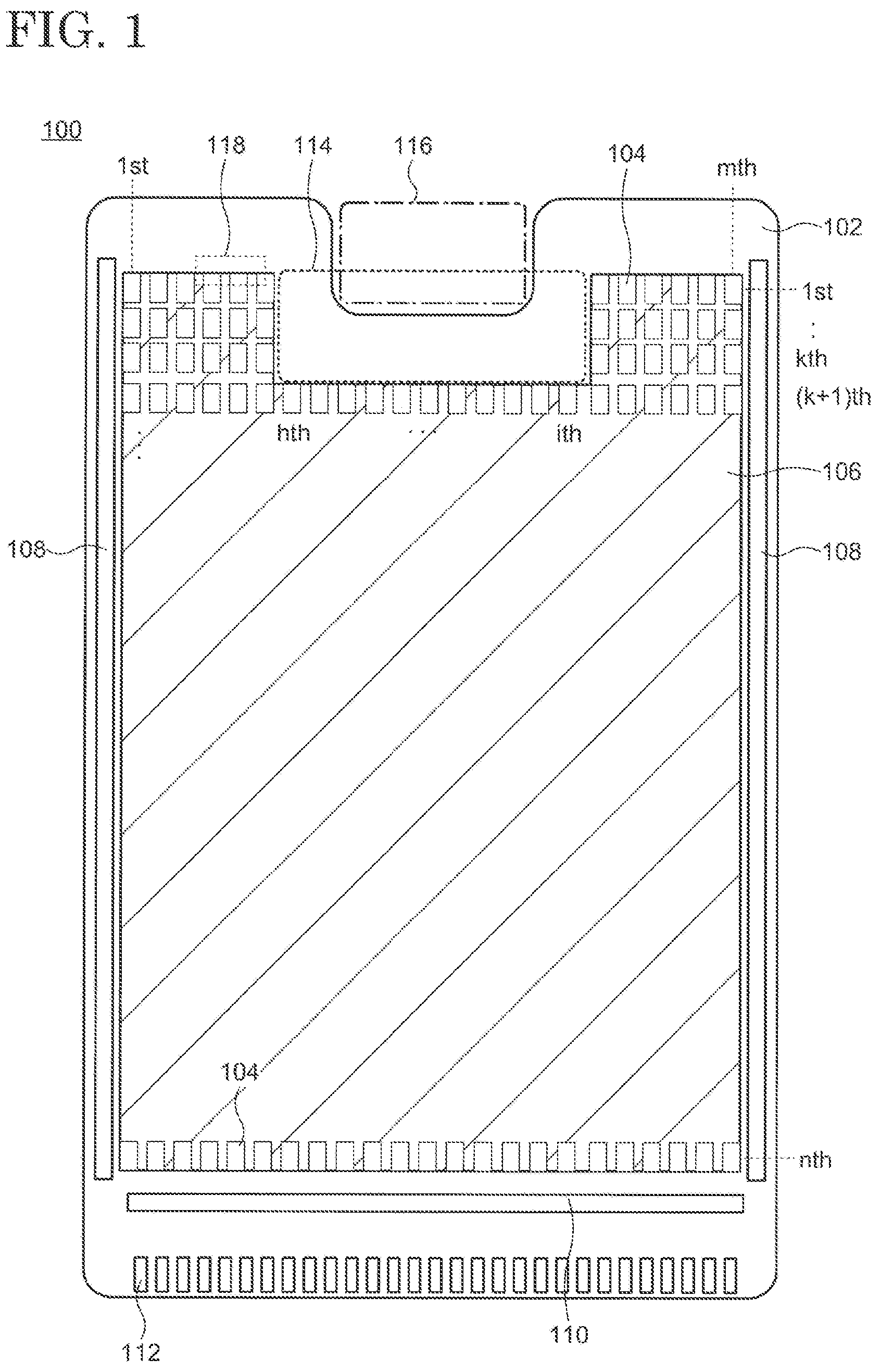 Patent US11810925 — TFT array substrate — Figure 1