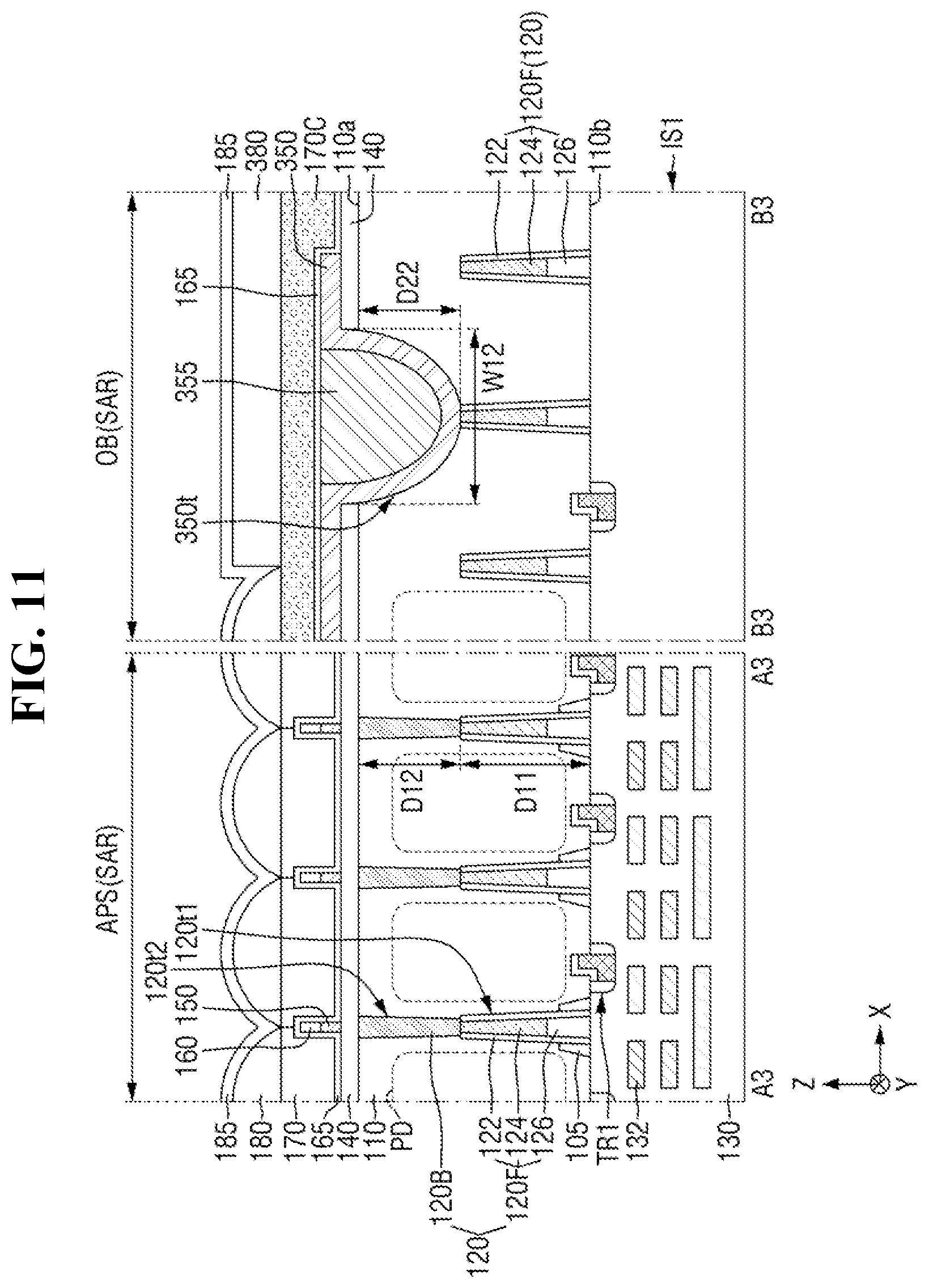 Patent US11810937 Figure 13 – Image sensor and method for fabricating the same