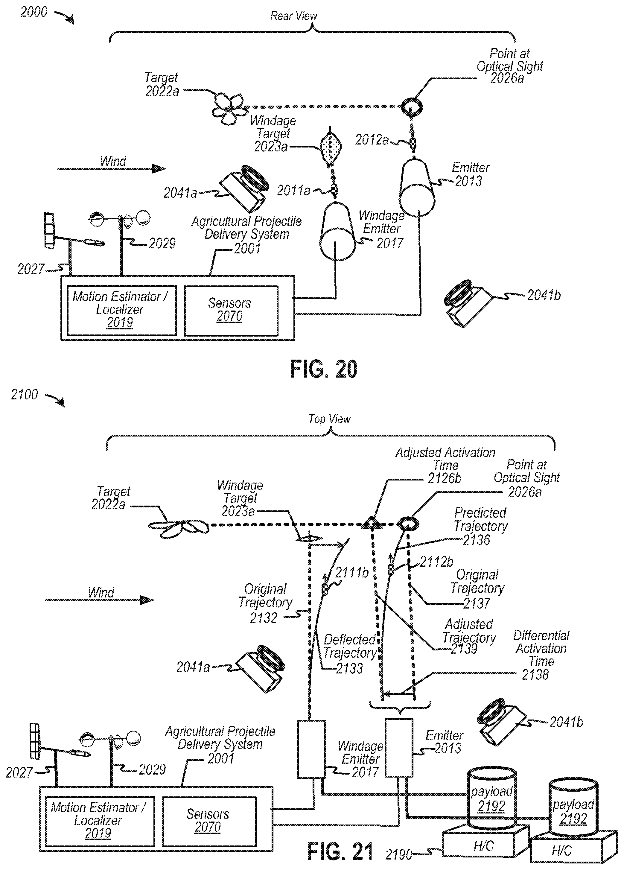 Patent US11812681 Figure 19 – Precision treatment of agricultural objects on a moving platform
