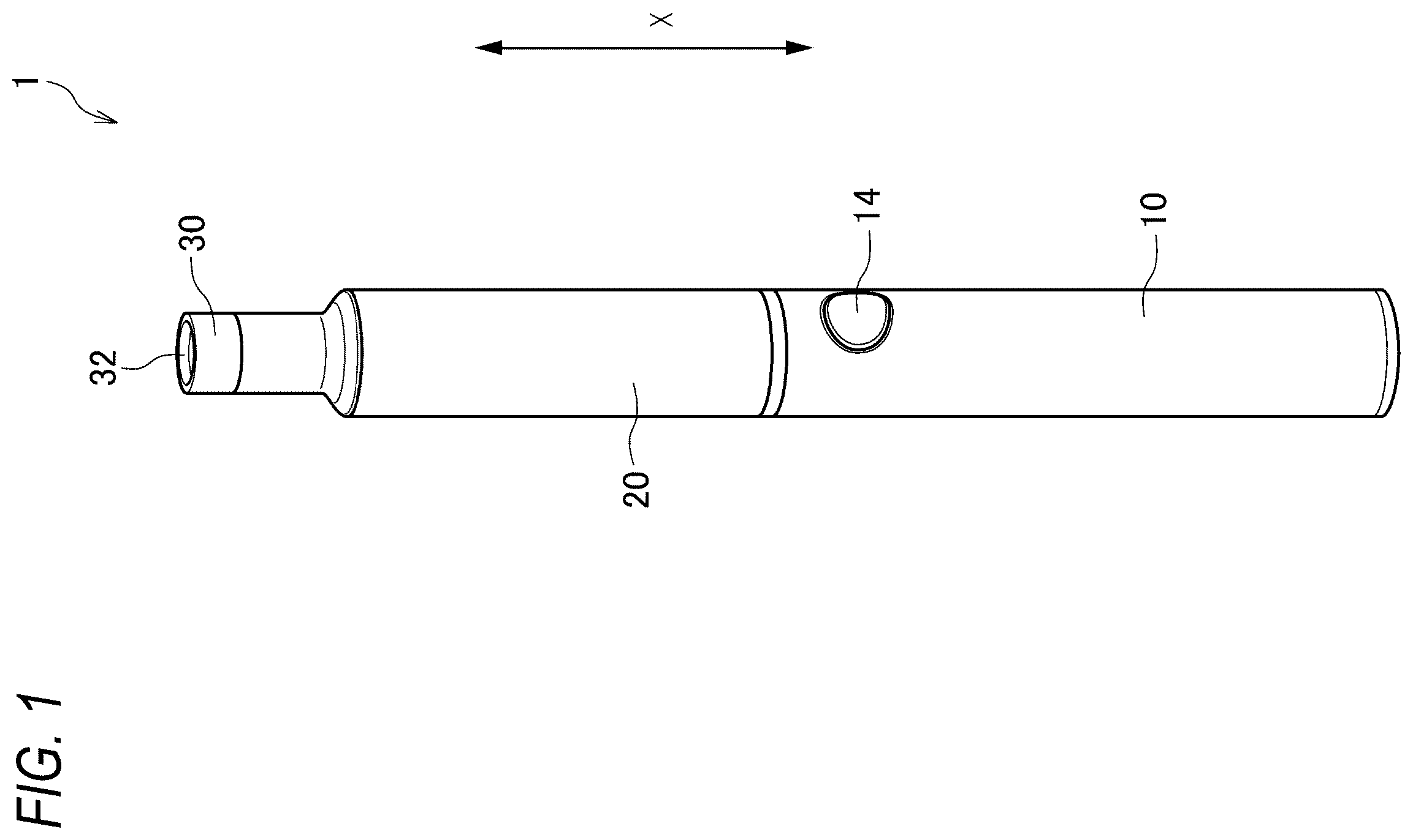 Patent US11812789 — Power supply unit for aerosol generation device — Figure 1