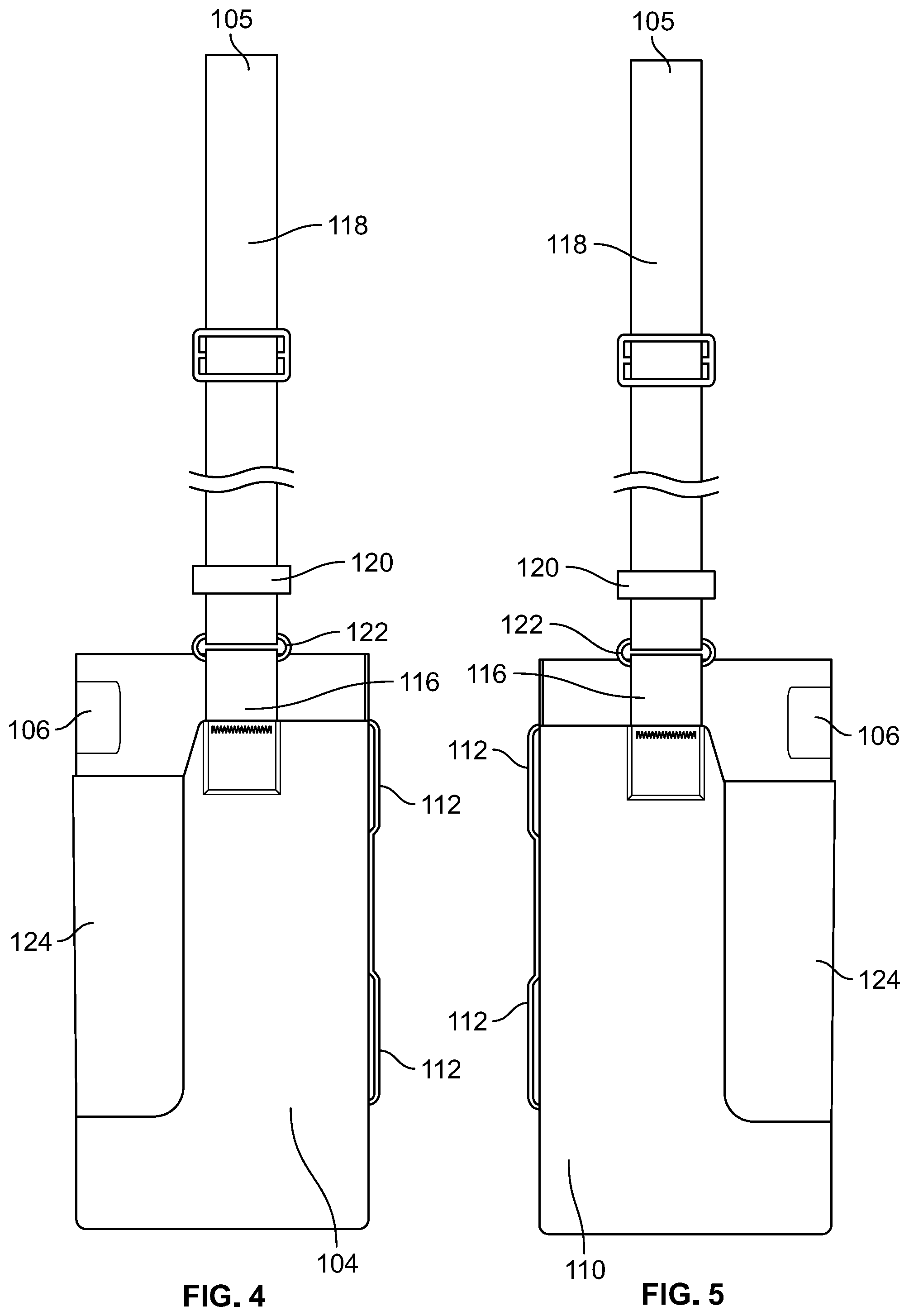 Patent US11812843 Figure 5 – Holder for container