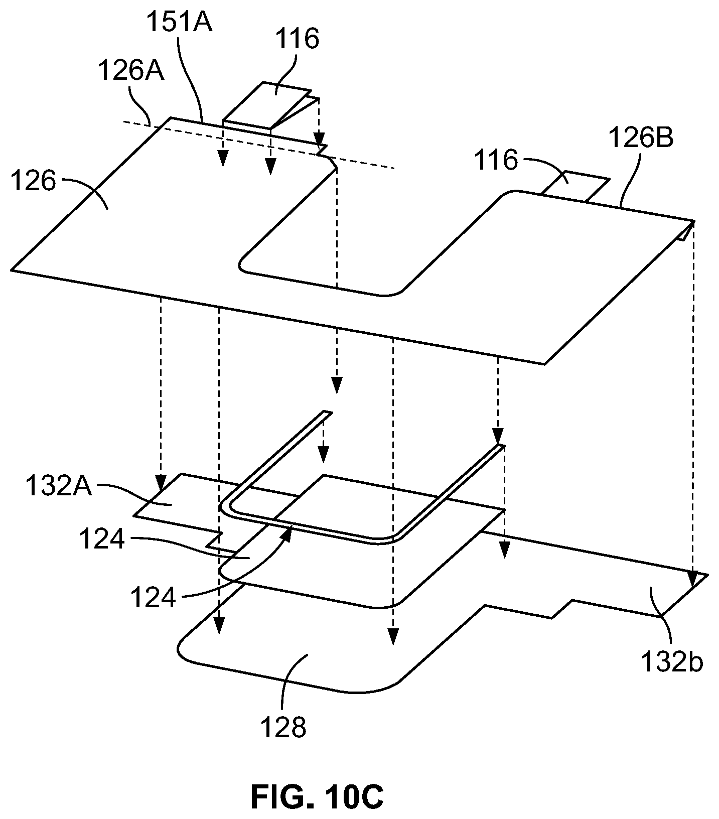 Patent US11812843 Figure 10 – Holder for container
