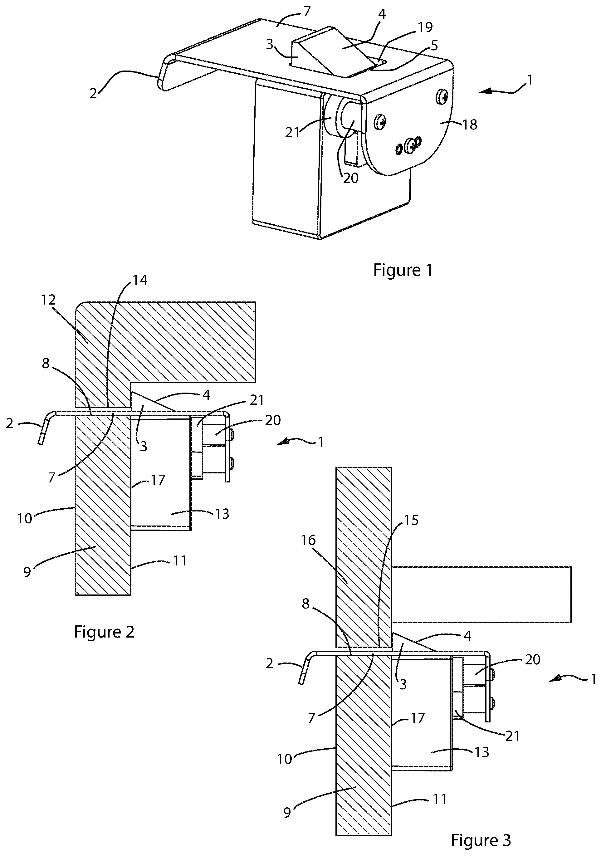 Patent US11812850 — Latching mechanism — Figure 1