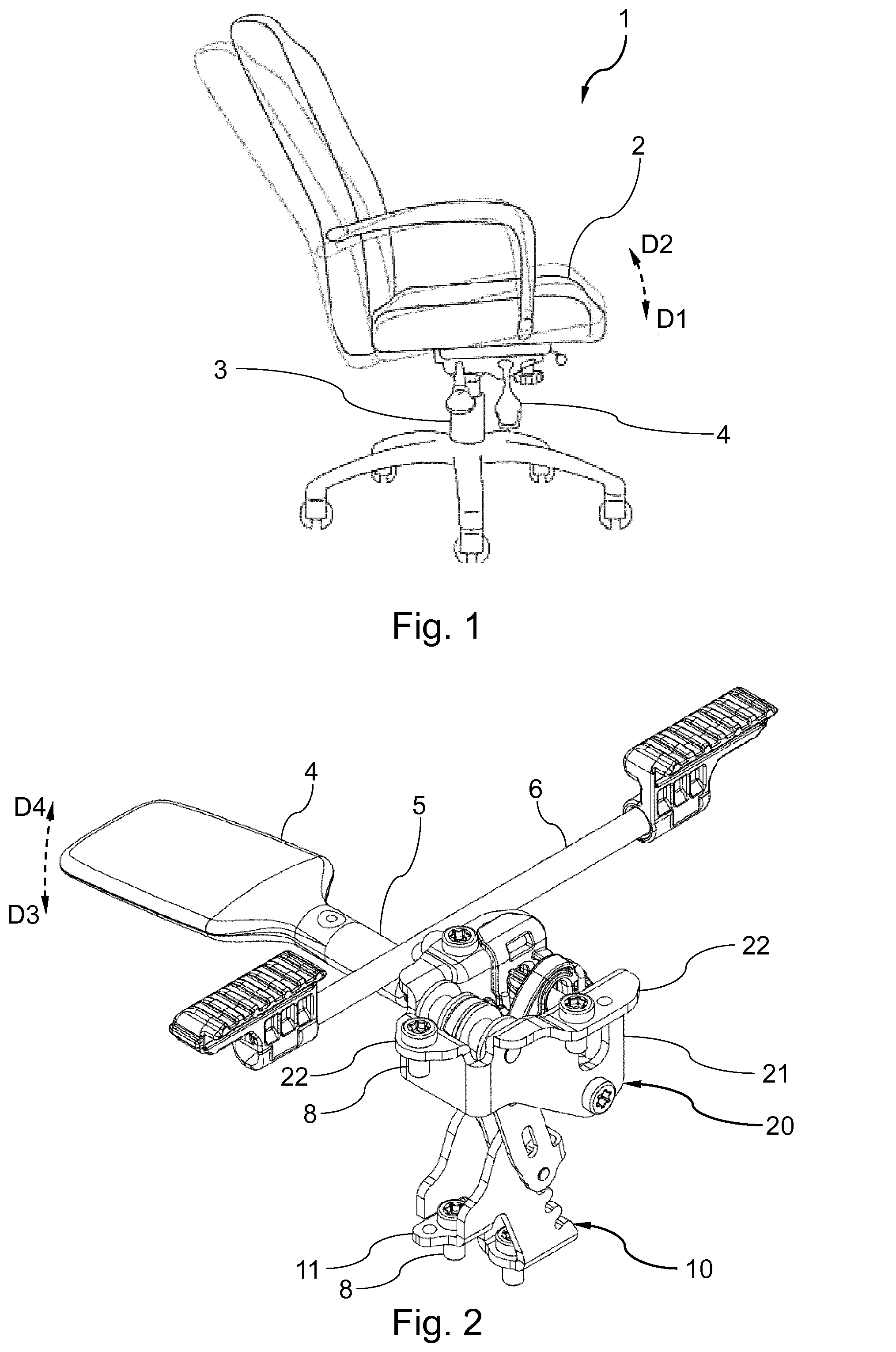 Patent US11812853 — Tilt locking device — Figure 1
