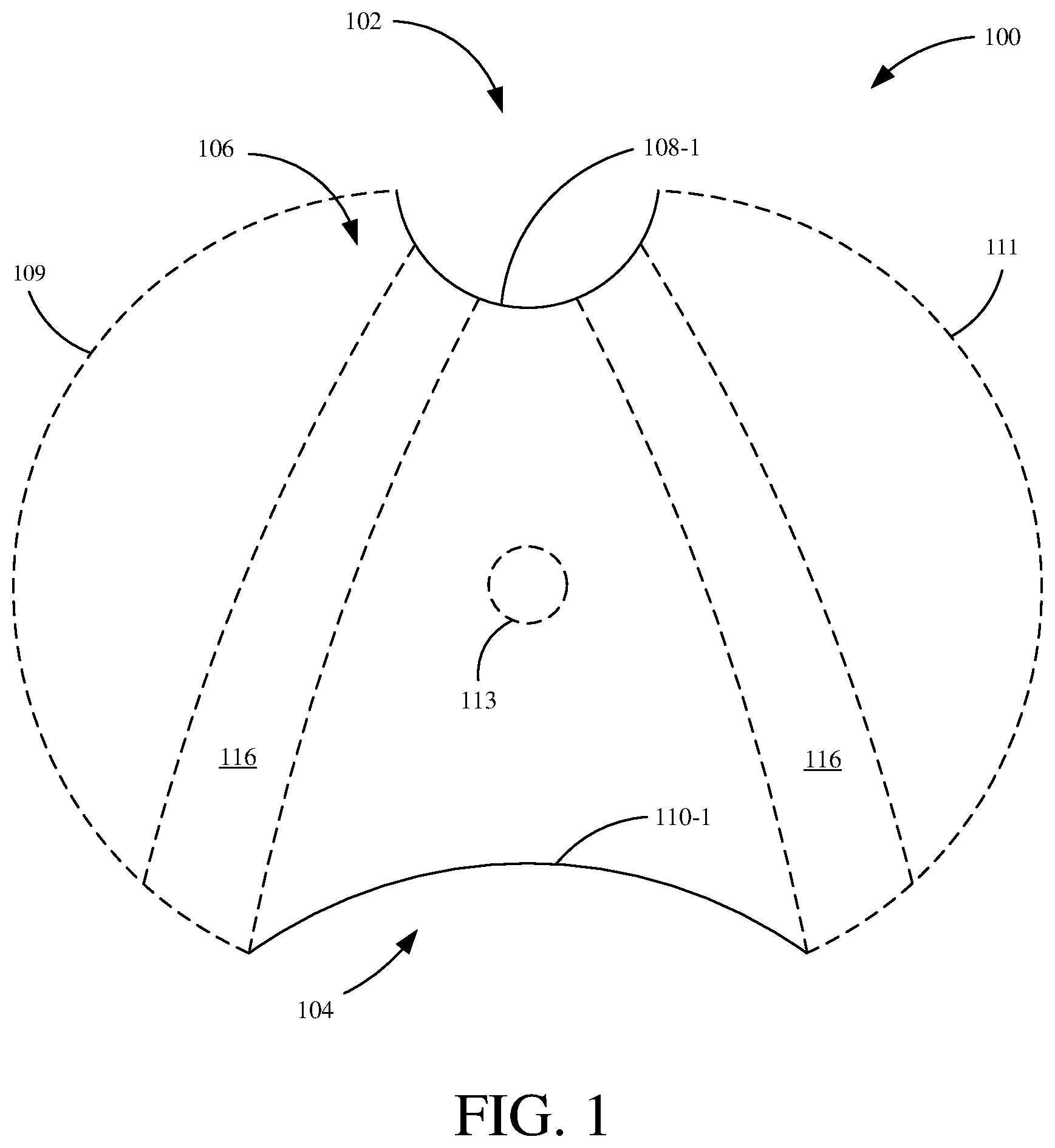 Patent US11812854 — Gaming support pad — Figure 1