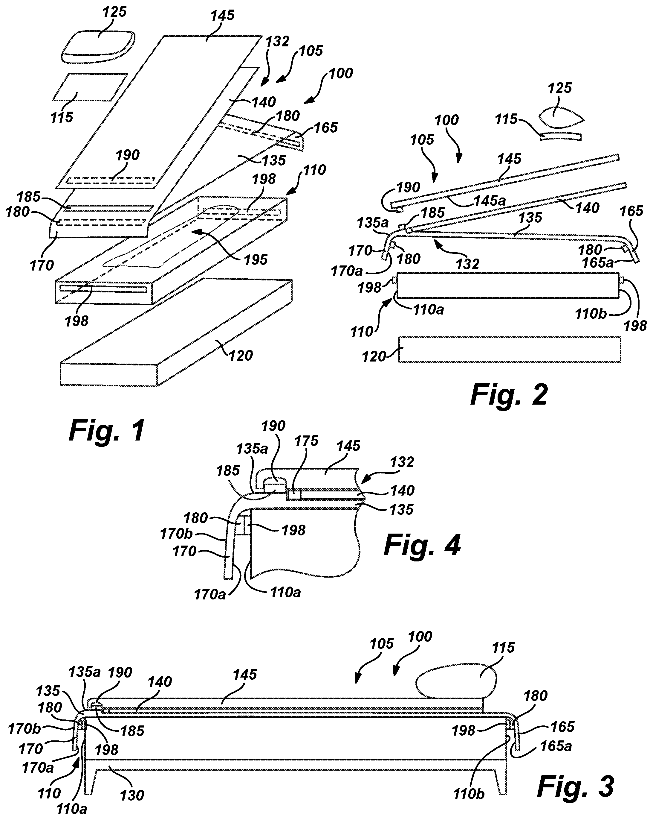 Patent US11812867 — Bedding system, apparatus, and method — Figure 1