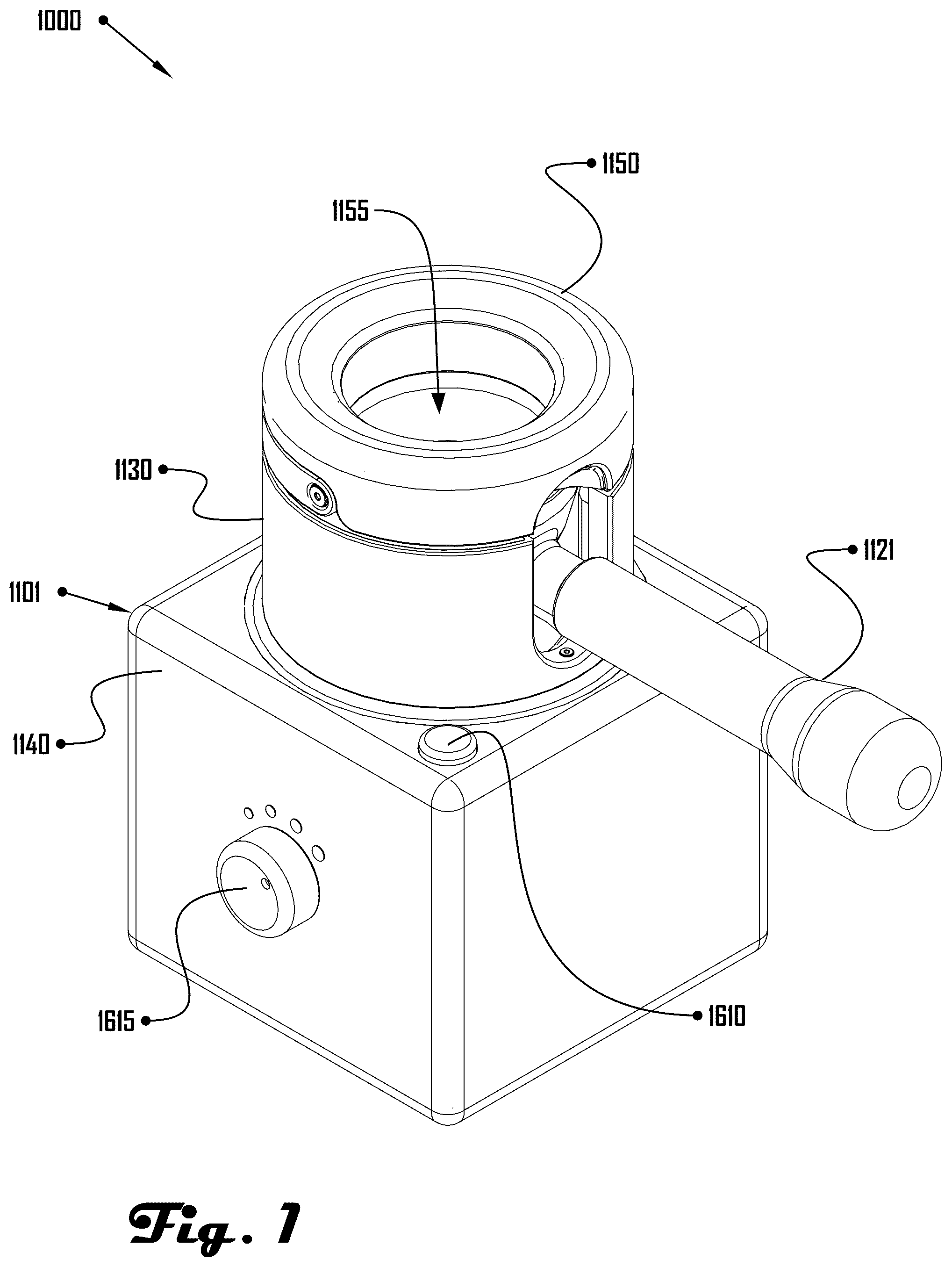 Patent US11812887 — Ground coffee distribution method, apparatus, and system — Figure 1
