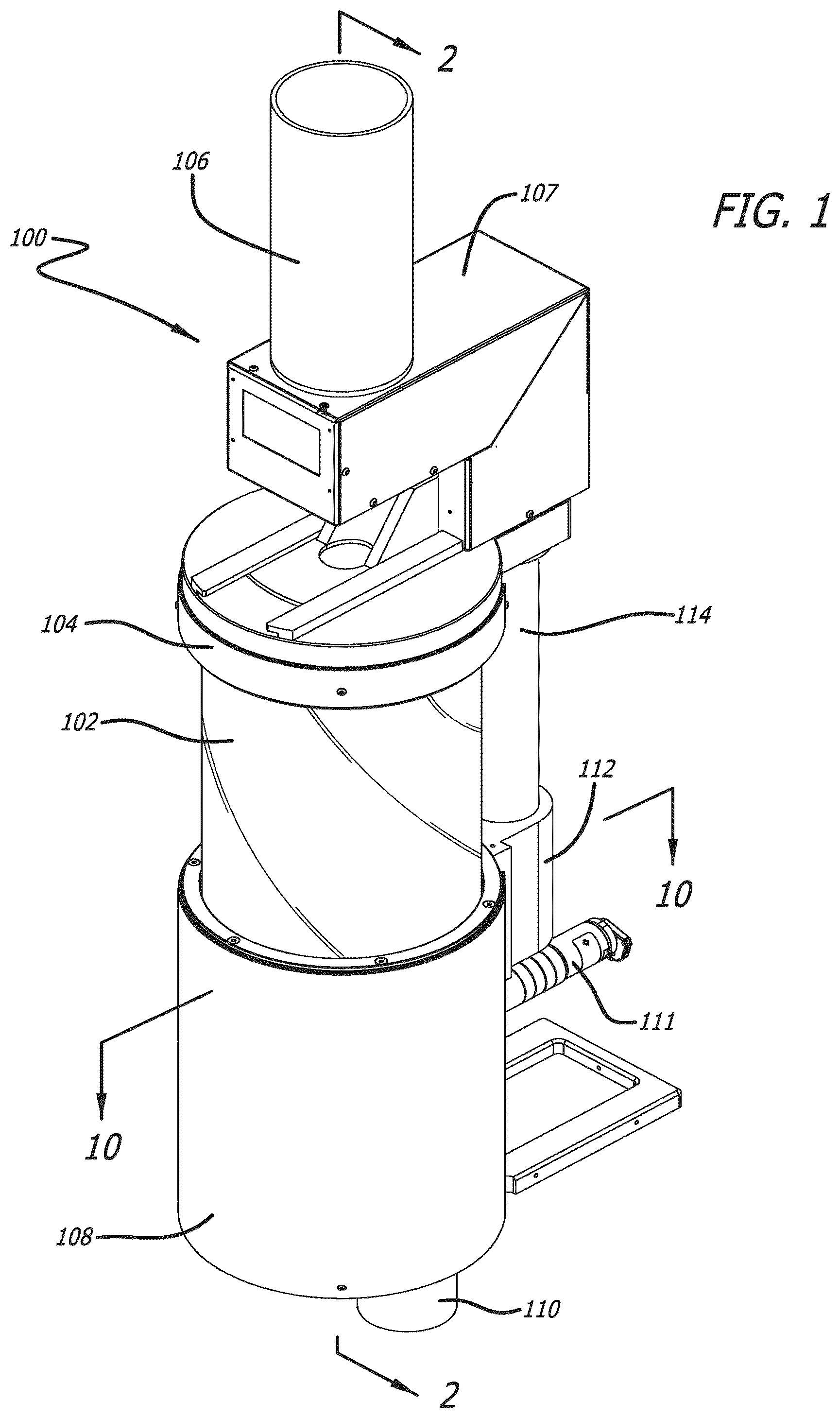 Patent US11812888 — Magnetically driven beverage brewing and cleaning system — Figure 1