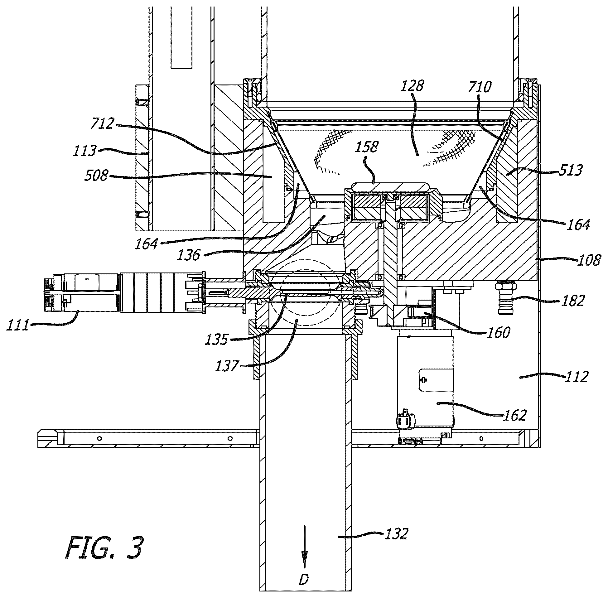 Patent US11812888 Figure 3 – Magnetically driven beverage brewing and cleaning system