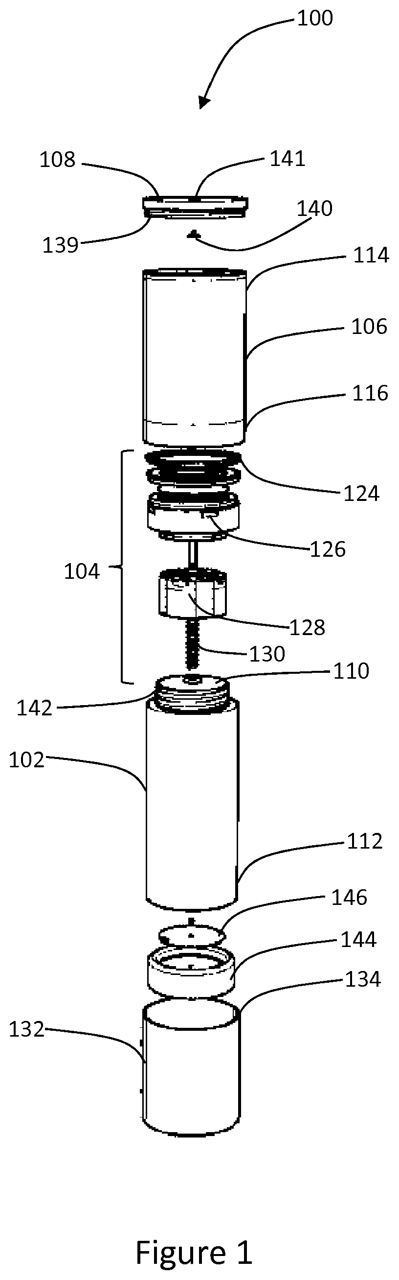 Patent US11812890 — Compact brewing assembly and method — Figure 1