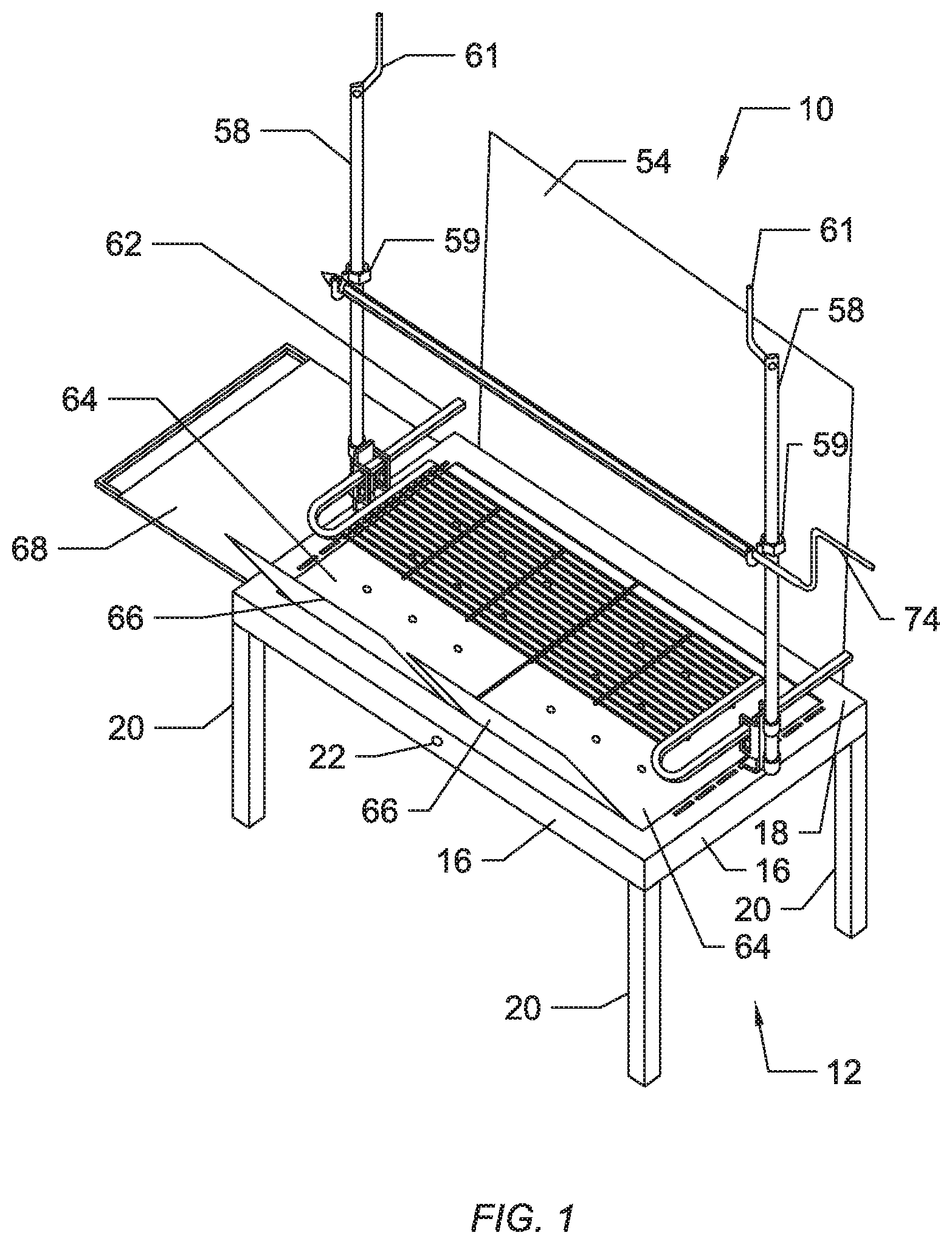 Patent US11812893 — Storable grill — Figure 1
