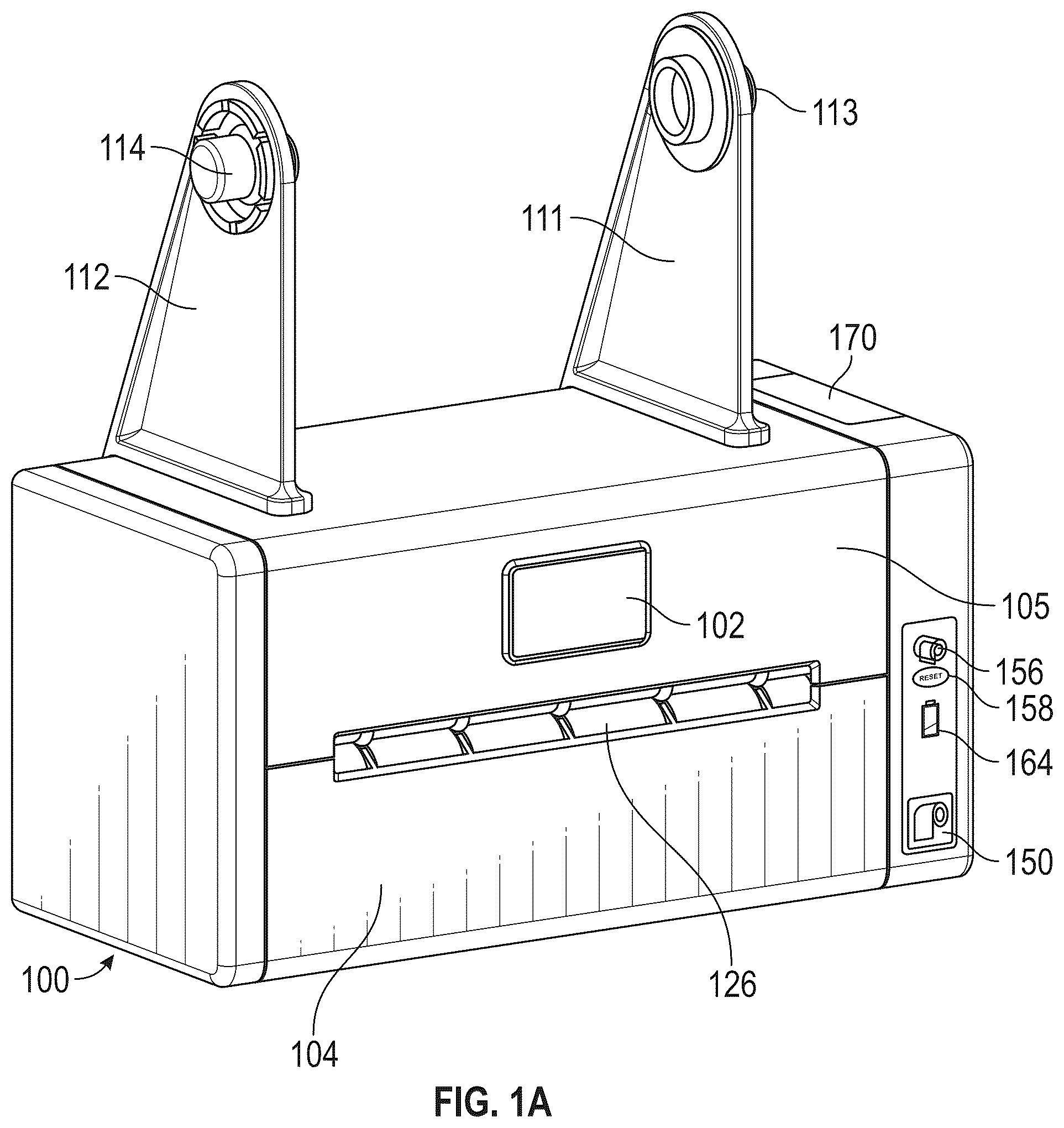 Patent US11812897 — Dispensing assembly for paper products — Figure 1
