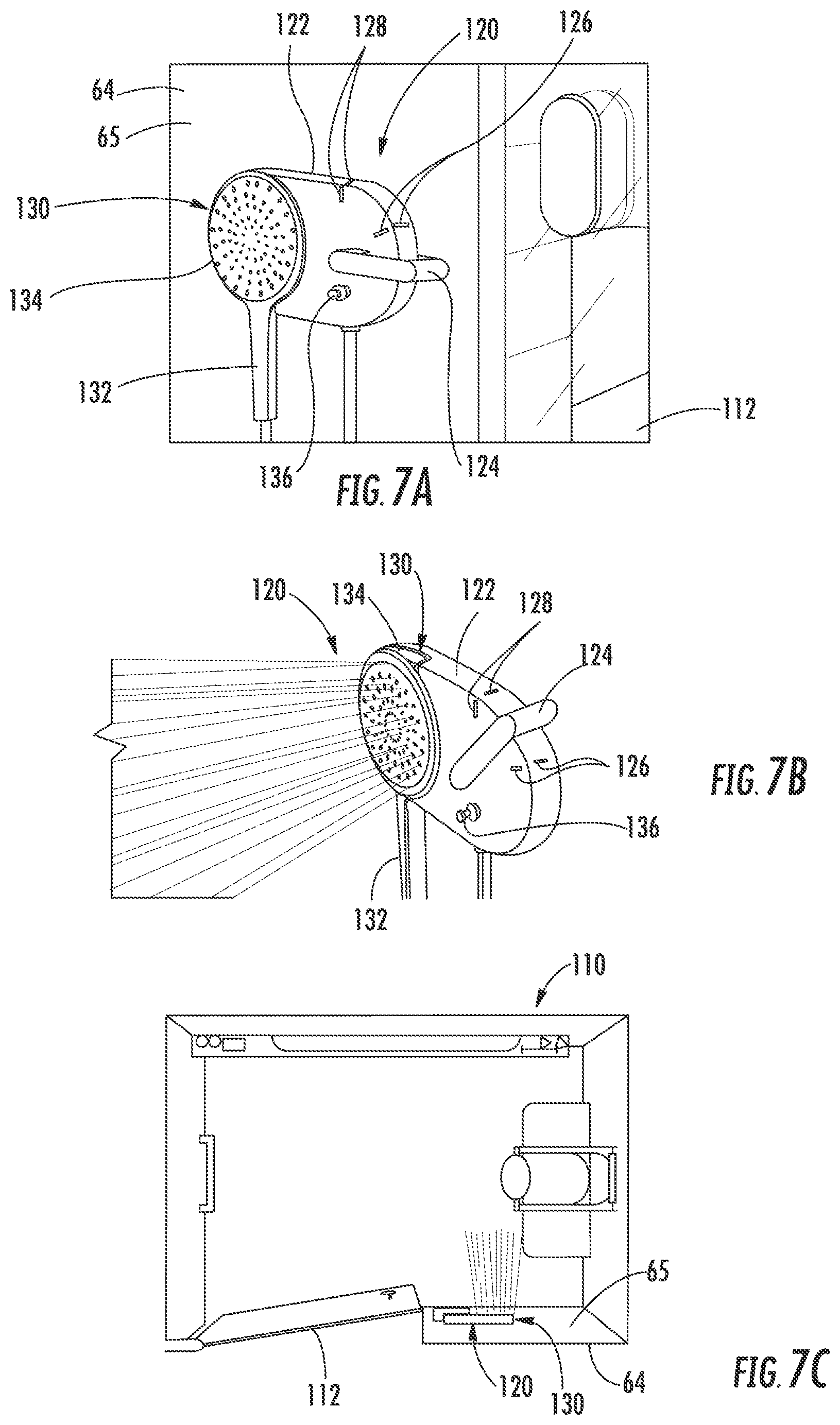 Patent US11812903 Figure 7 – Bathroom fixtures and components