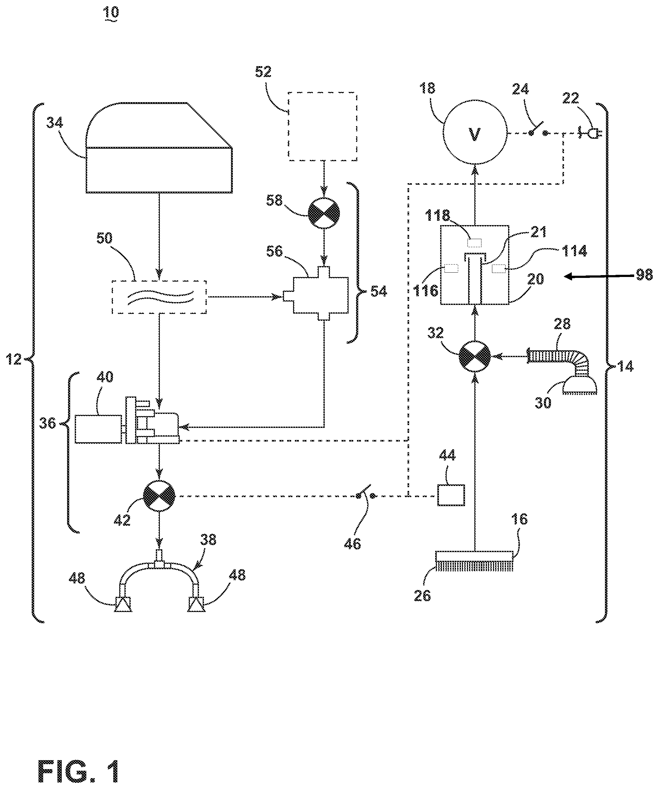 Patent US11812906 Figure 1 – Apparatus for cleaning a surface