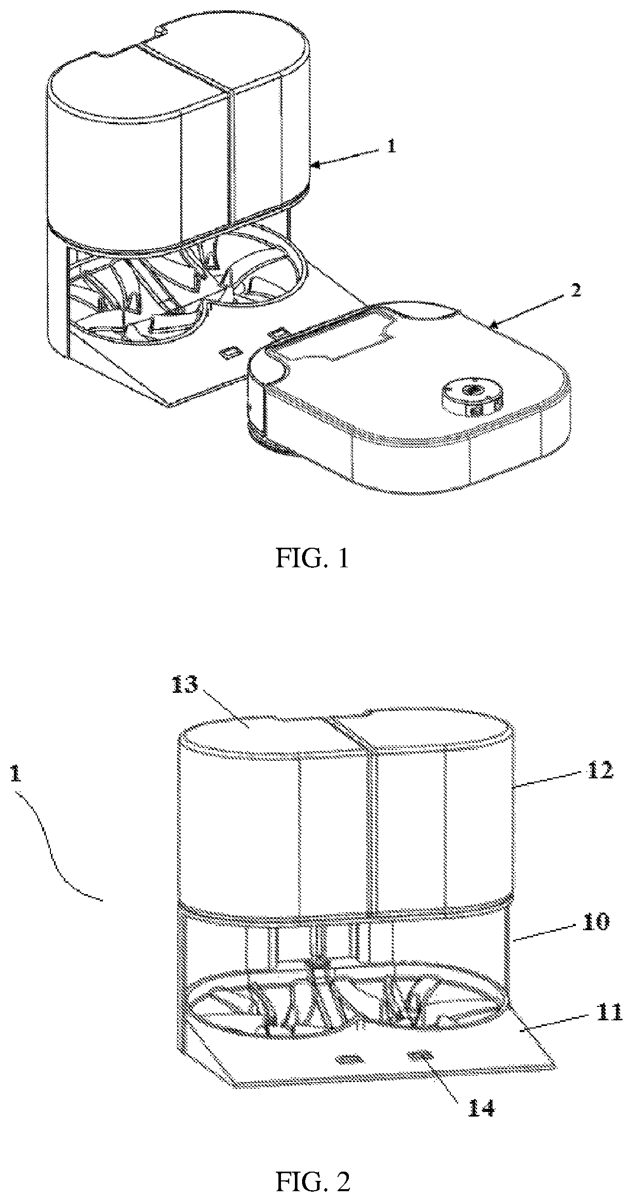 Patent US11812907 — Base station and cleaning robot system — Figure 1