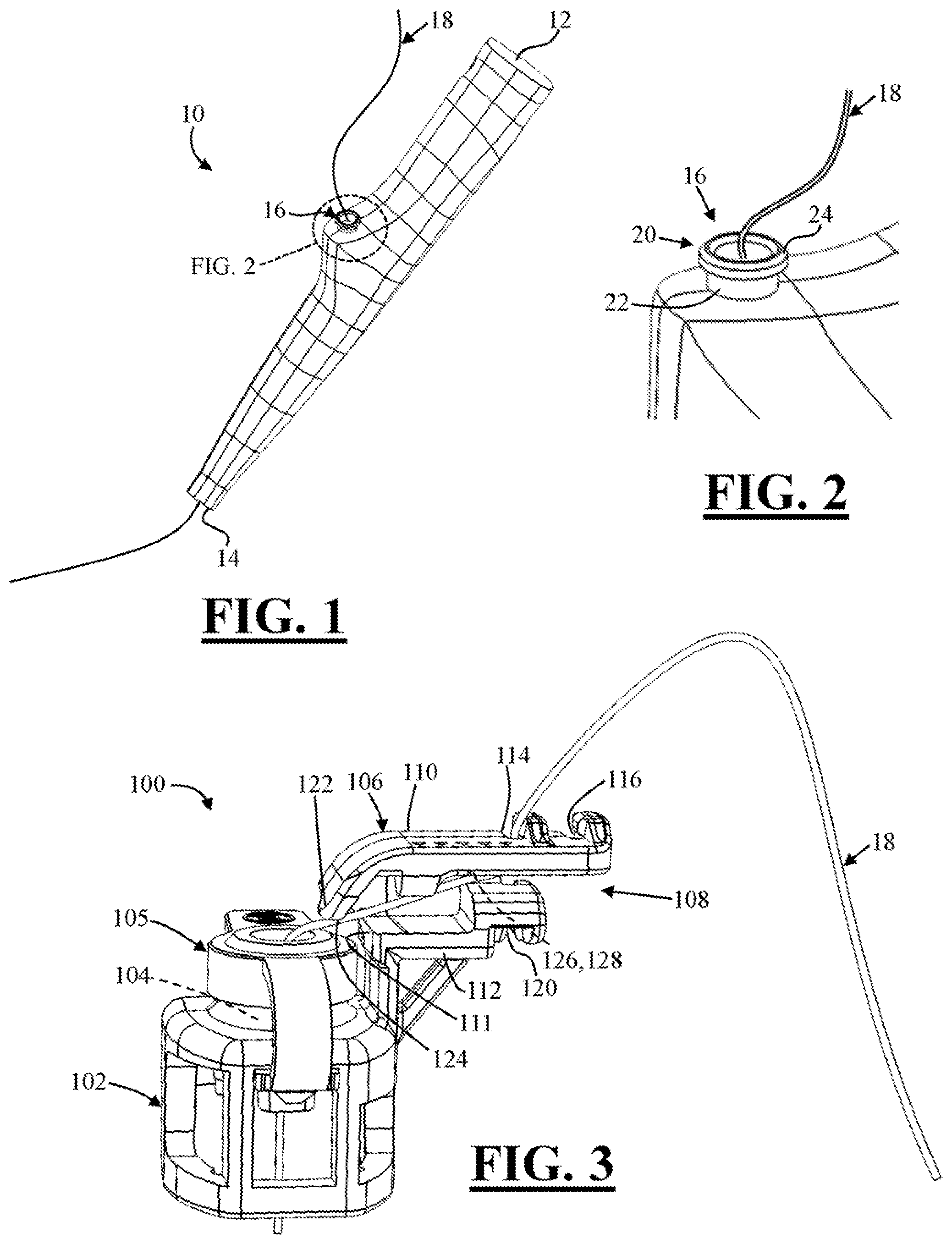 Patent US11812932 — Guidewire locking device — Figure 1