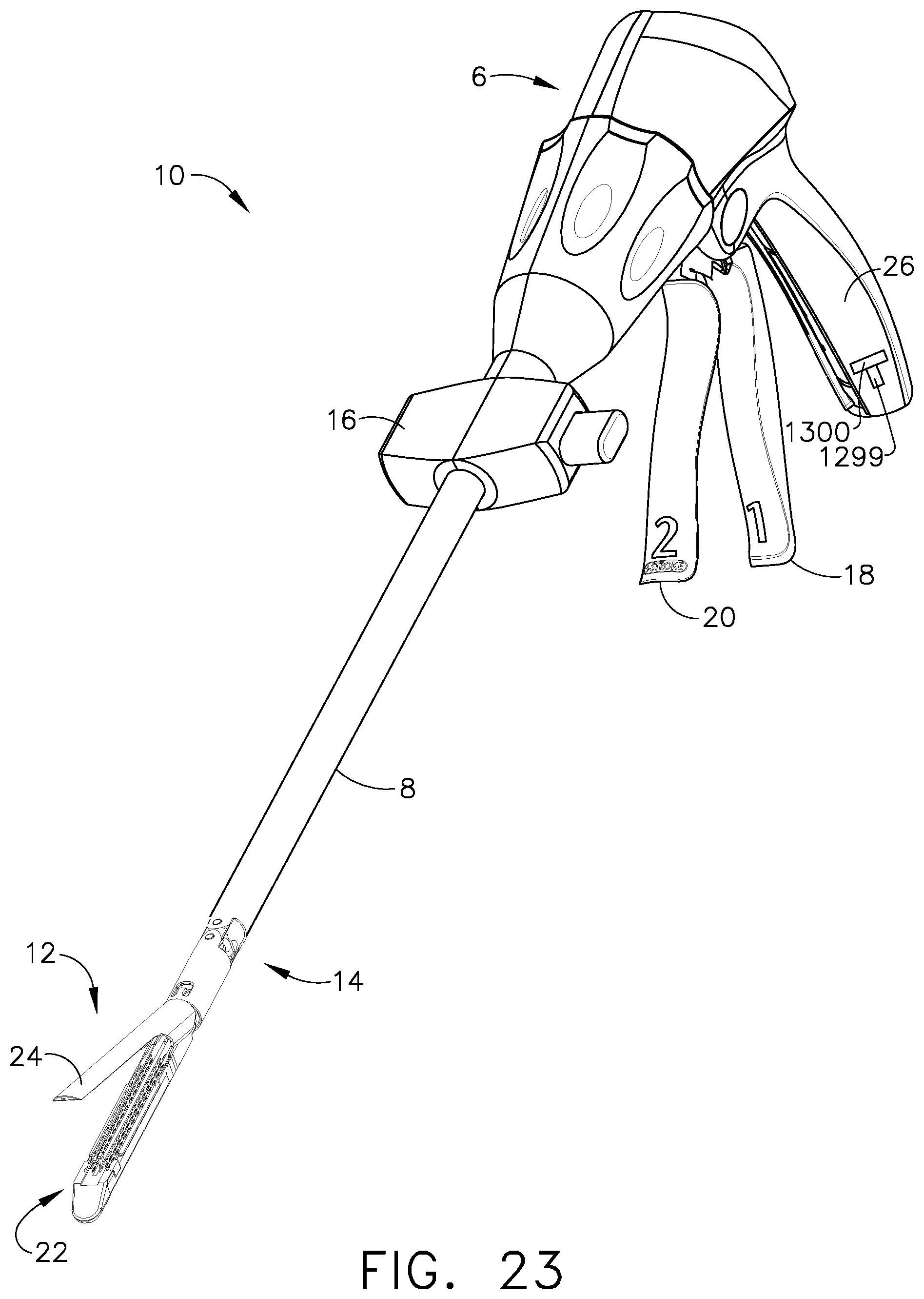 Patent US11812954 Figure 20 – Robotically-controlled motorized surgical instrument with an end effector