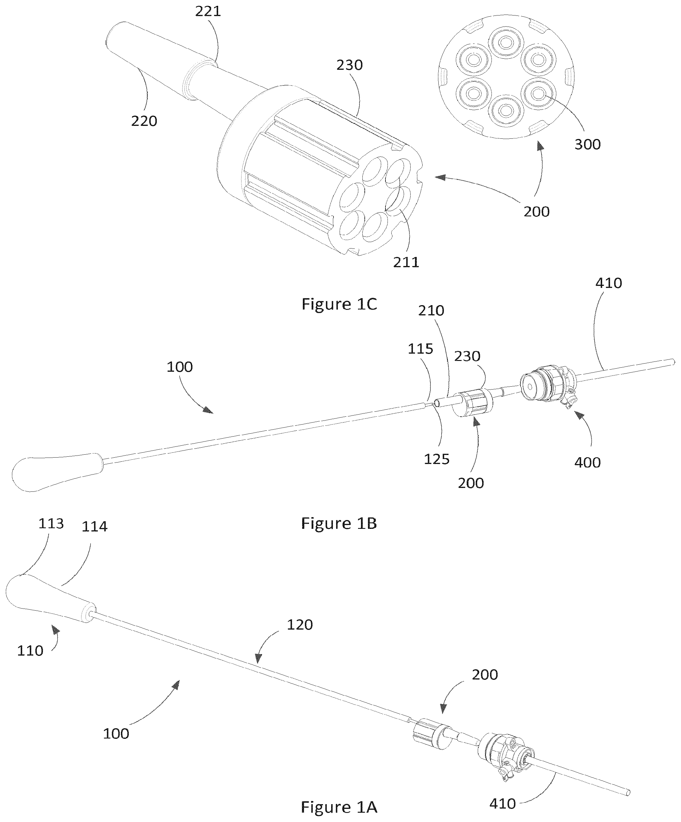 Patent US11812955 — Fixation device delivery system and methods — Figure 1