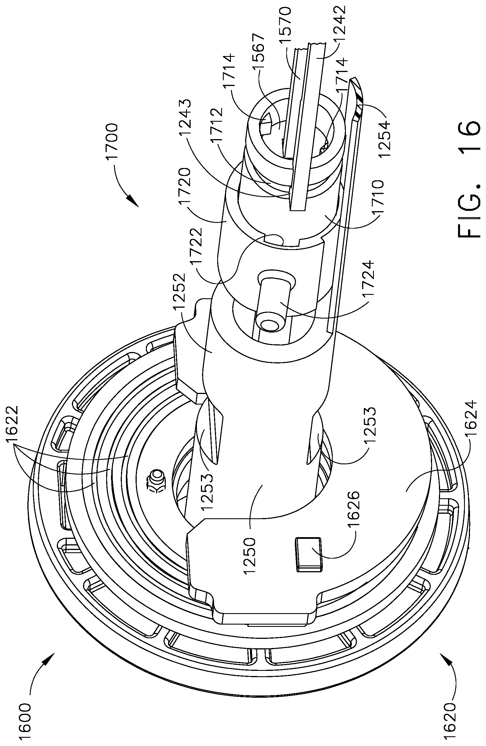 Patent US11812958 Figure 15 – Locking arrangements for detachable shaft assemblies with articulatable surgical end effectors